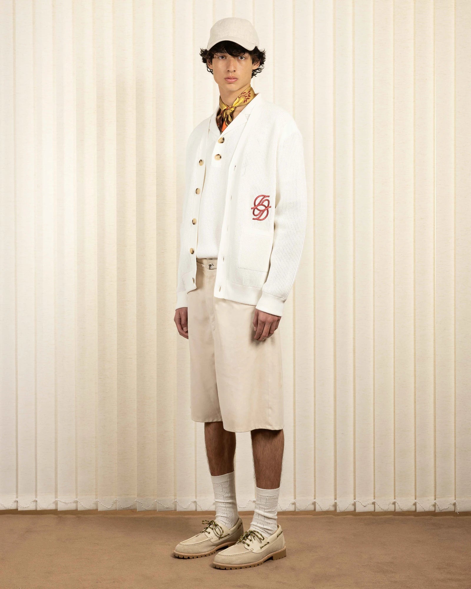 Drôle De Monsieur Le Cardigan Monogramme