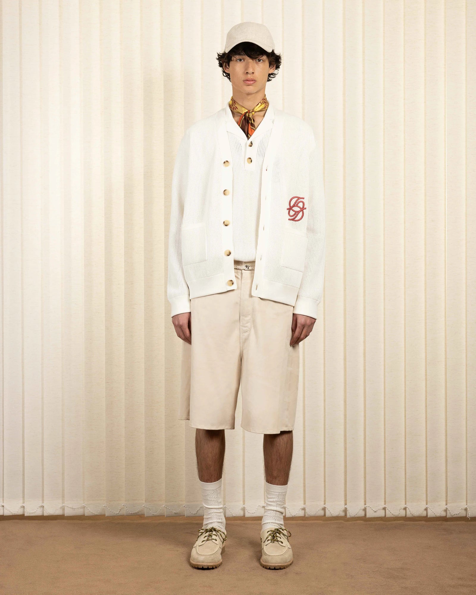 Drôle De Monsieur Le Cardigan Monogramme