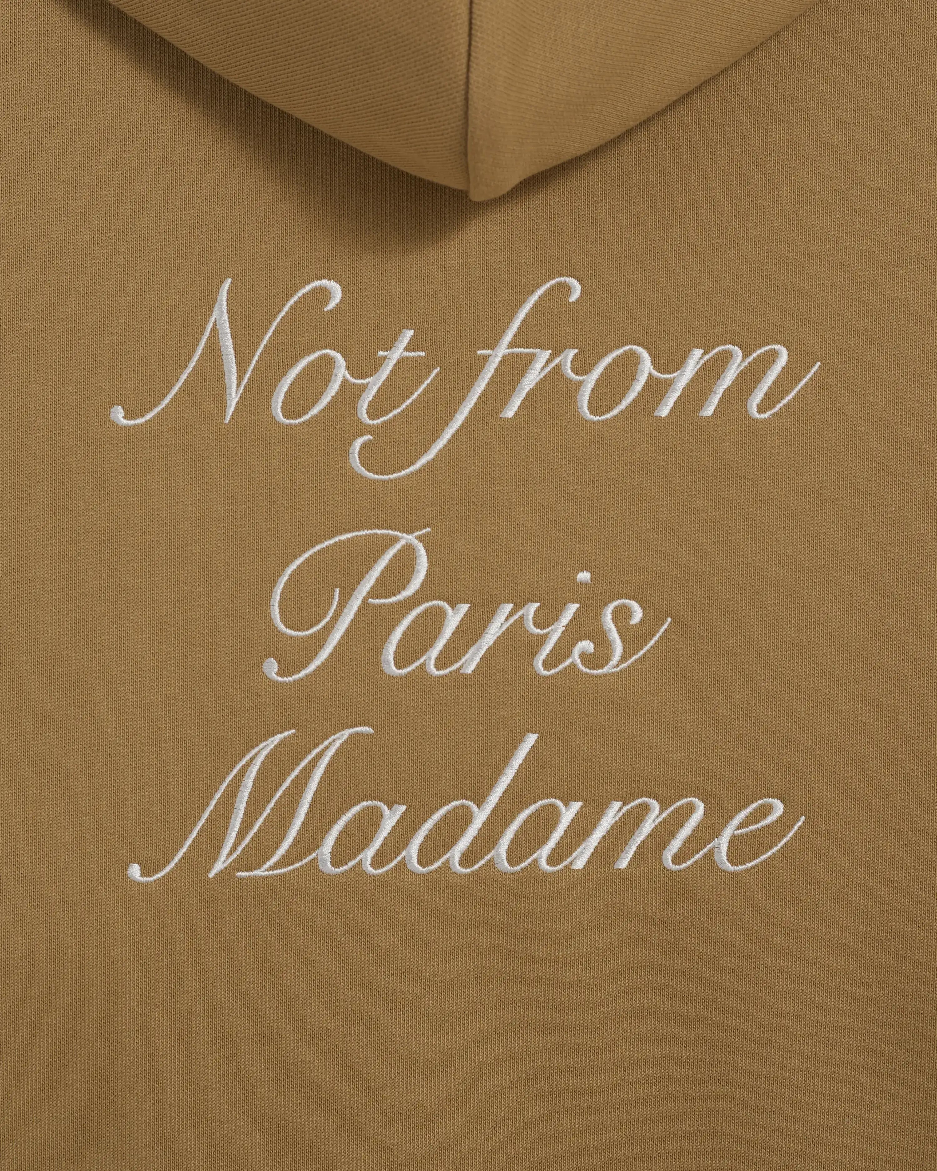 Drôle De Monsieur Le Hoodie Slogan Calligraphie