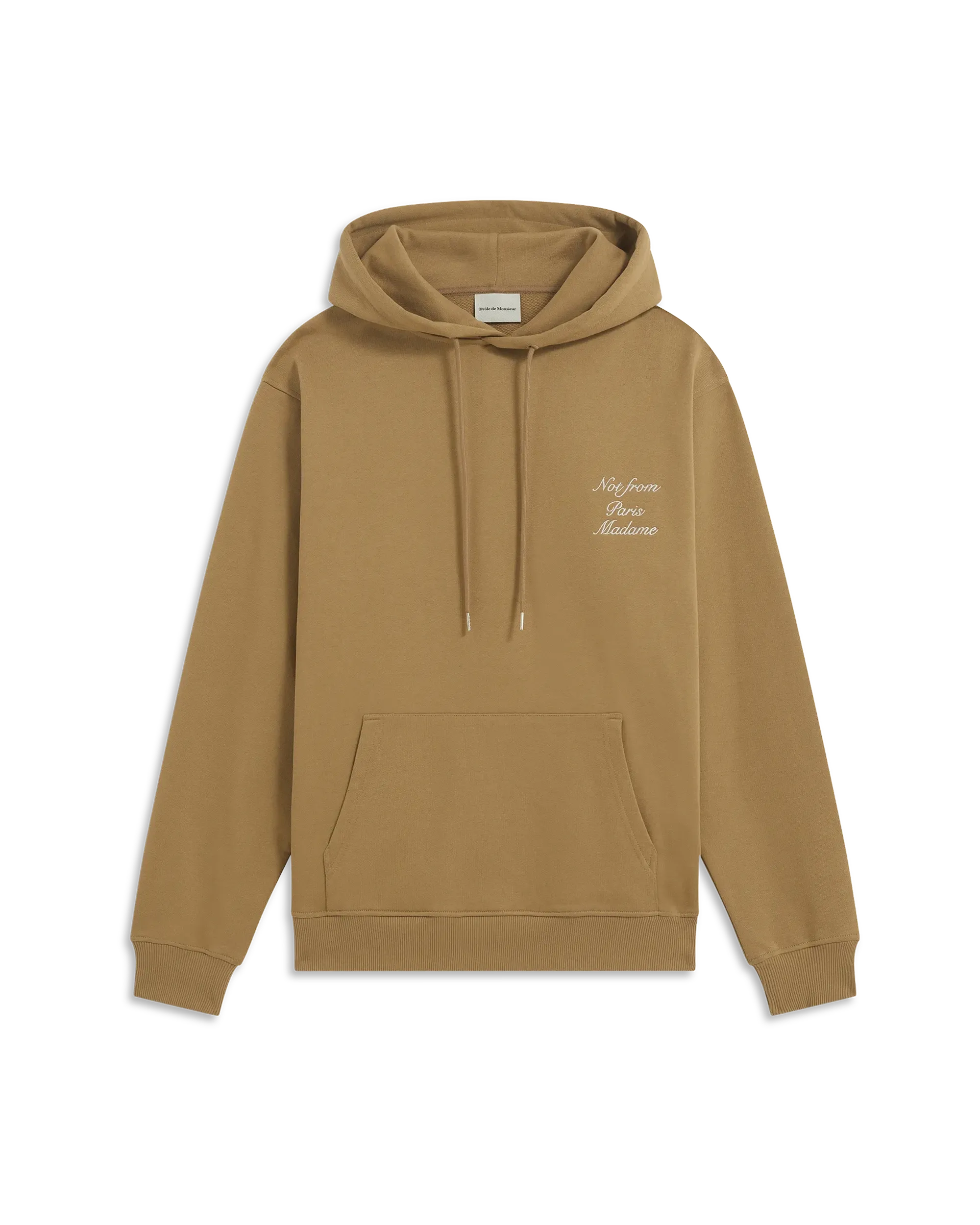 Drôle De Monsieur Le Hoodie Slogan Calligraphie