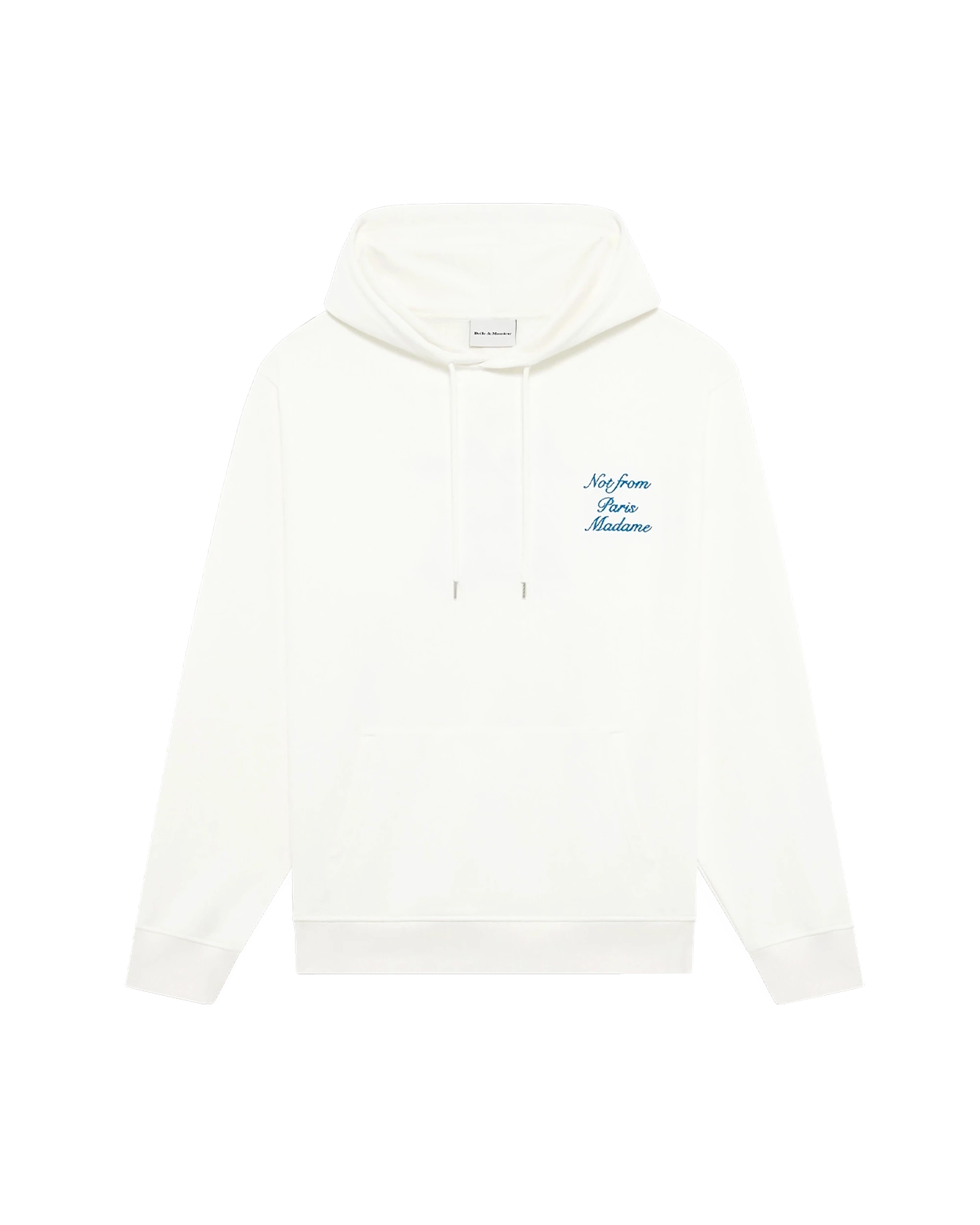 Drôle De Monsieur Le Hoodie Slogan Cursive