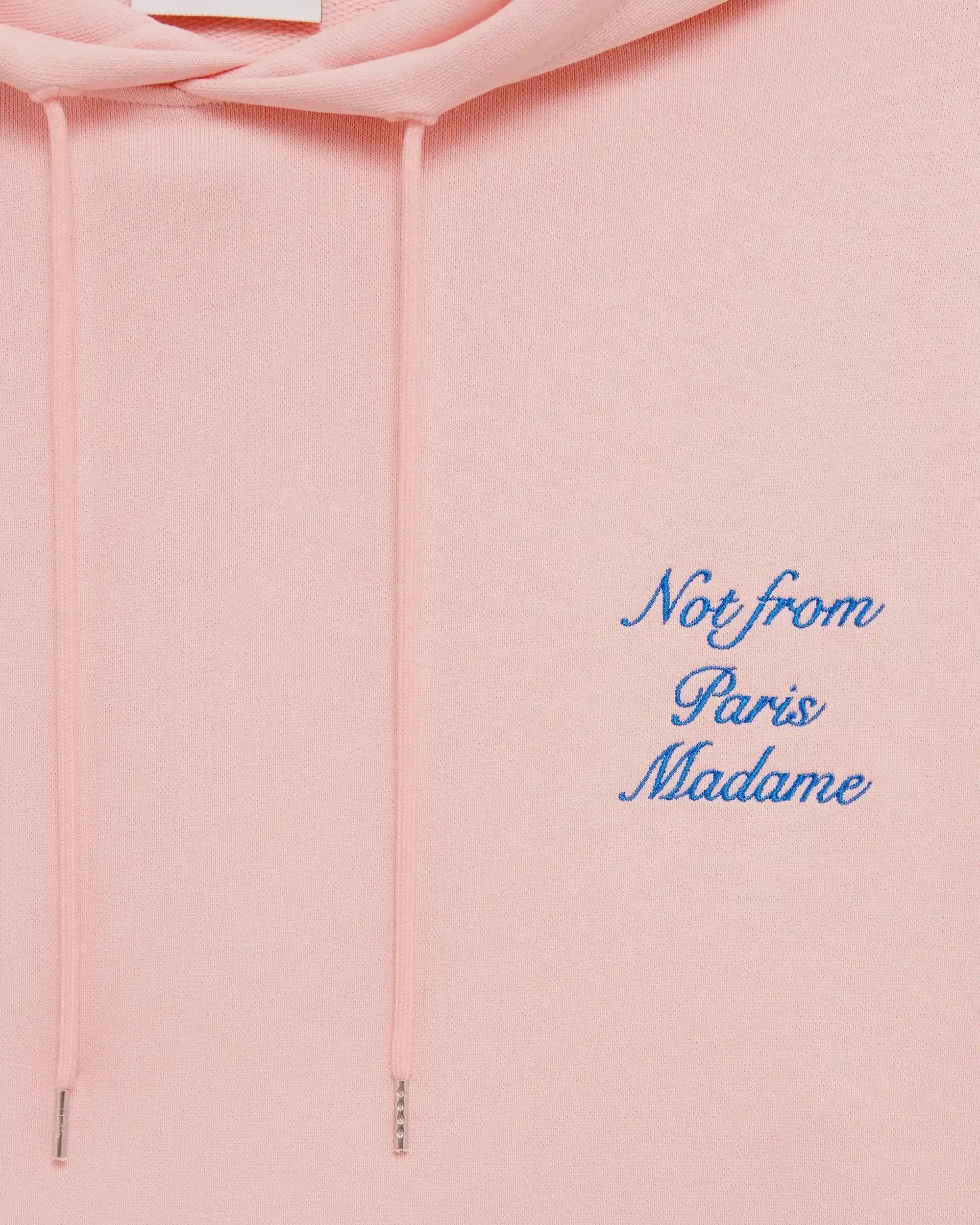 Drôle De Monsieur Le Hoodie Slogan Cursive