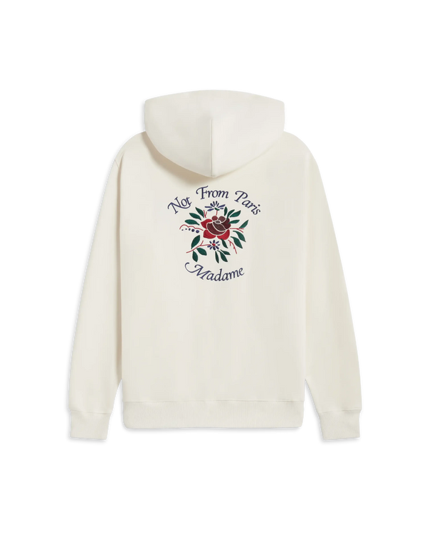 drôle de monsieur Le Hoodie Slogan Fleurs
