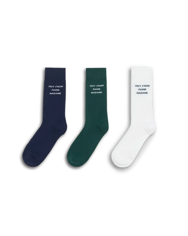 drôle de monsieur Le Pack de Chaussettes Slogan