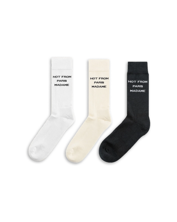 drôle de monsieur Le Pack de Chaussettes Slogan