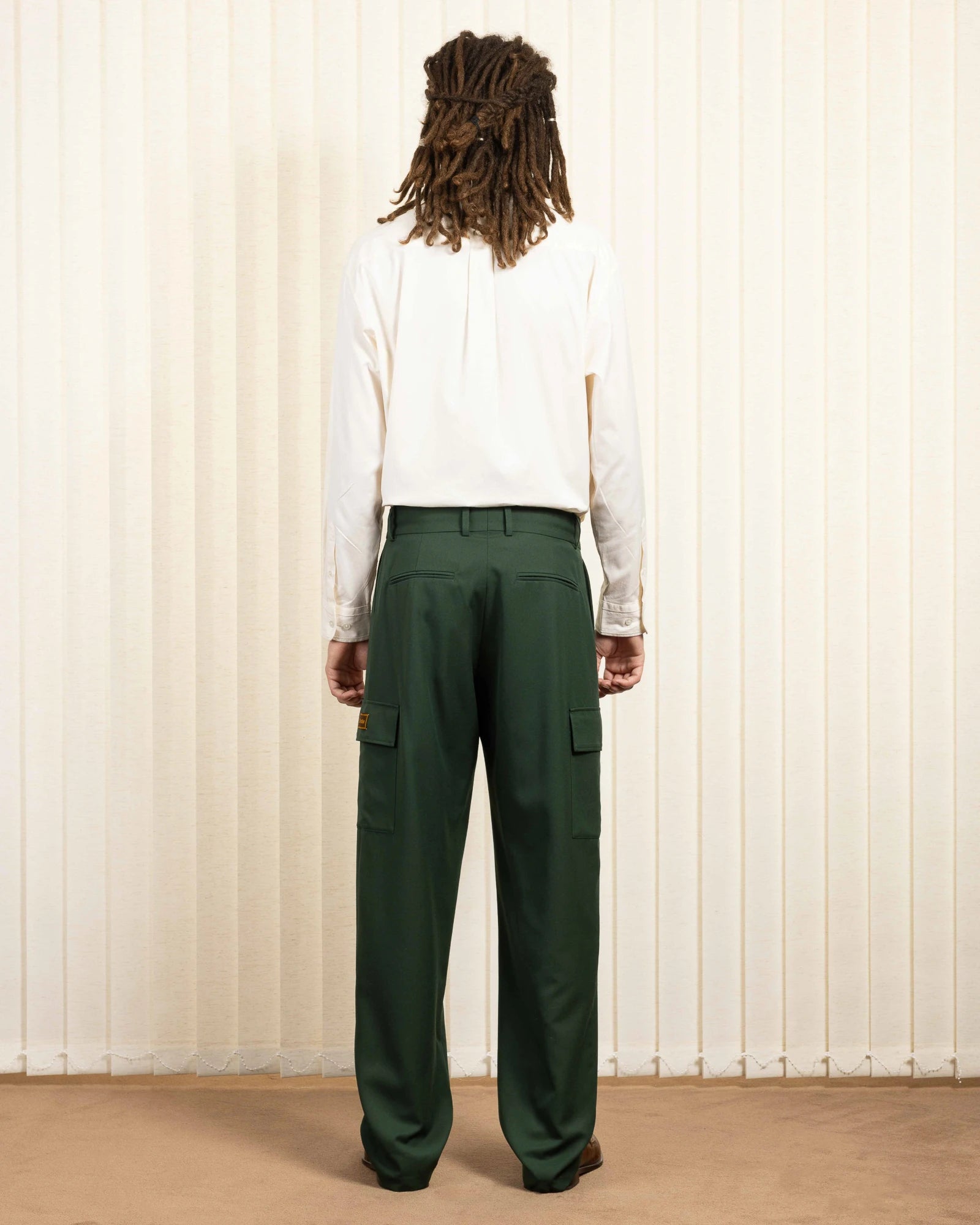Drôle De Monsieur Le Pantalon Cargo Laine
