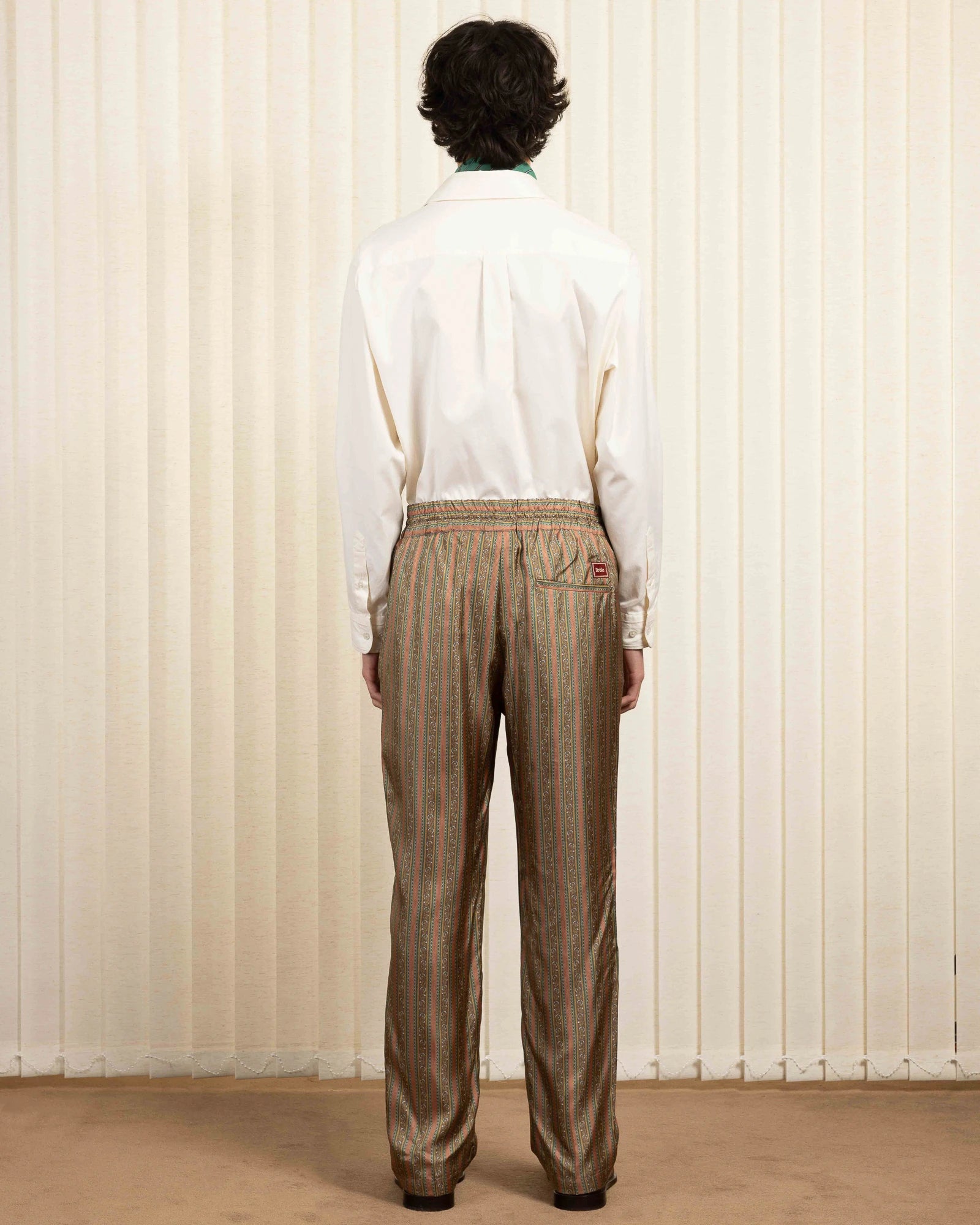 Drôle De Monsieur Le Pantalon Rayure Fleuries