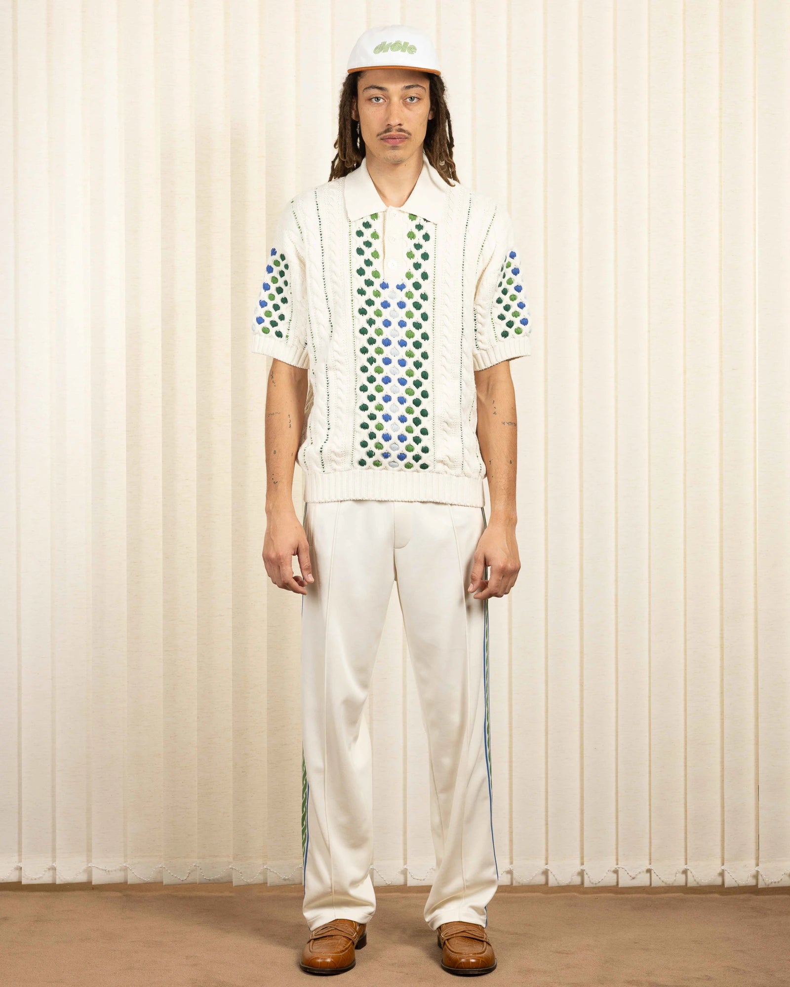 Drôle De Monsieur Le Polo Maille Brodé