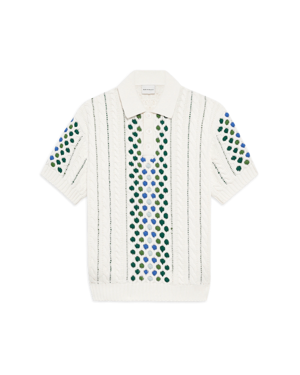 drôle de monsieur Le Polo Maille Brodé