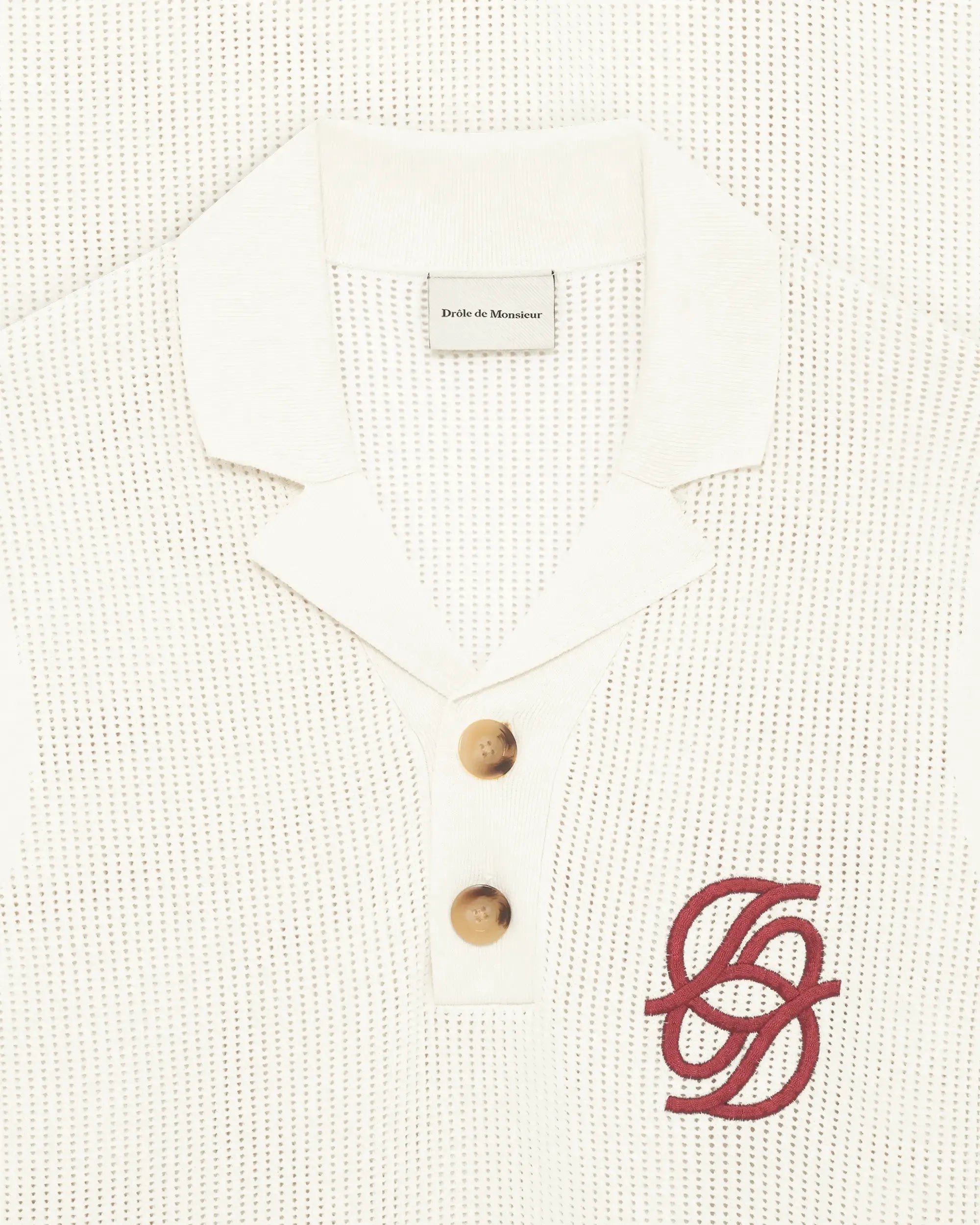 Drôle De Monsieur Le Polo Maille Monograme