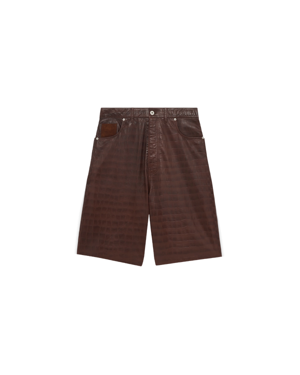 drôle de monsieur Le Short Baggy Croco