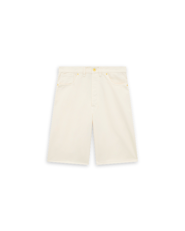 drôle de monsieur Le Short Baggy Écru