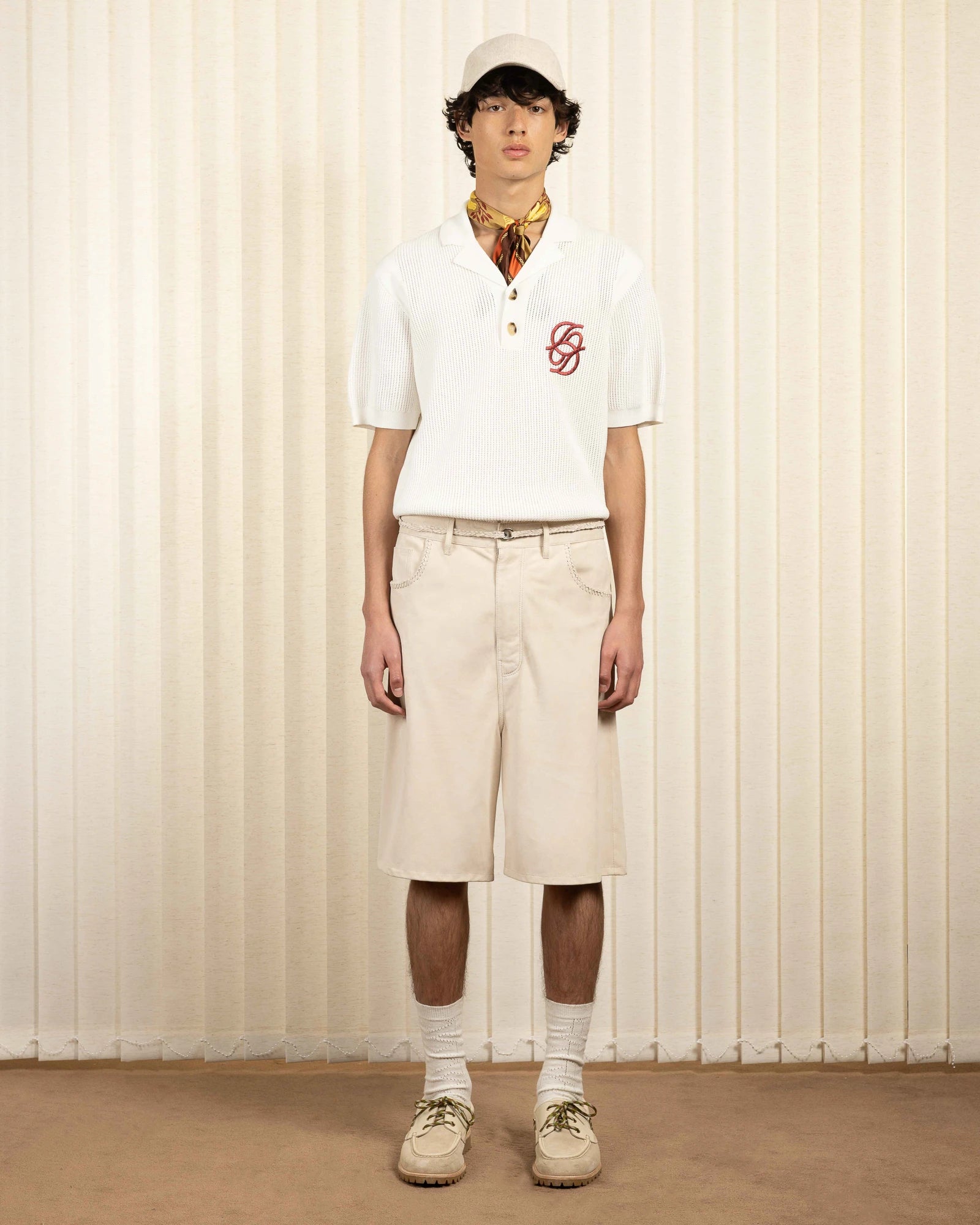 Drôle De Monsieur Le Short Baggy Suede