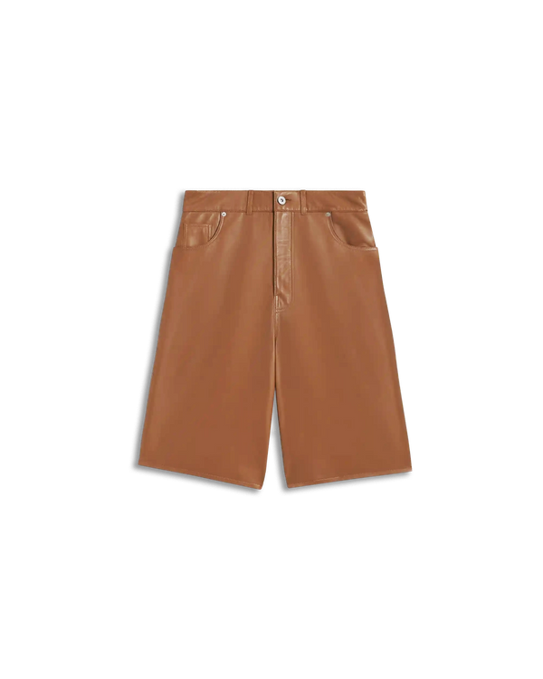 drôle de monsieur Le Short Cuir