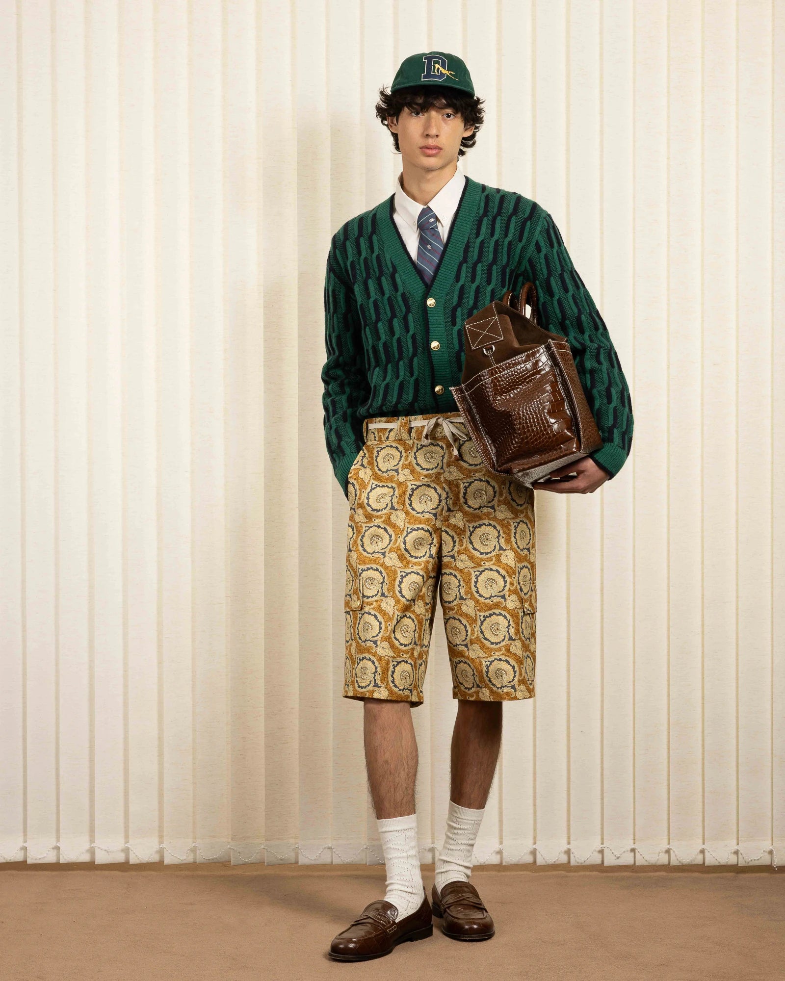 Drôle De Monsieur Le Short Workwear Paisley
