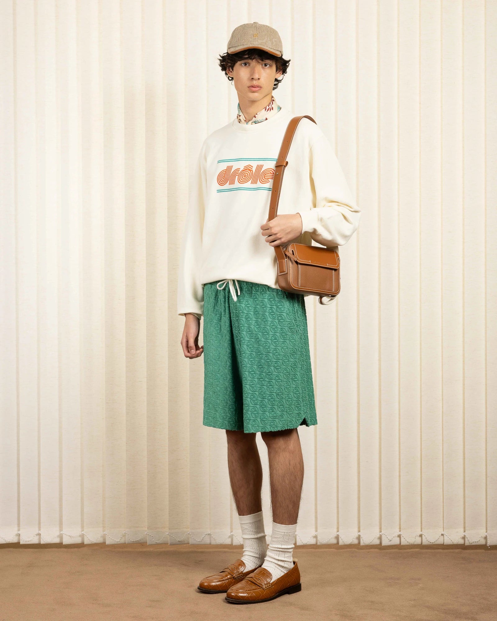 Drôle De Monsieur Le Sweatshirt Piqué Tennis