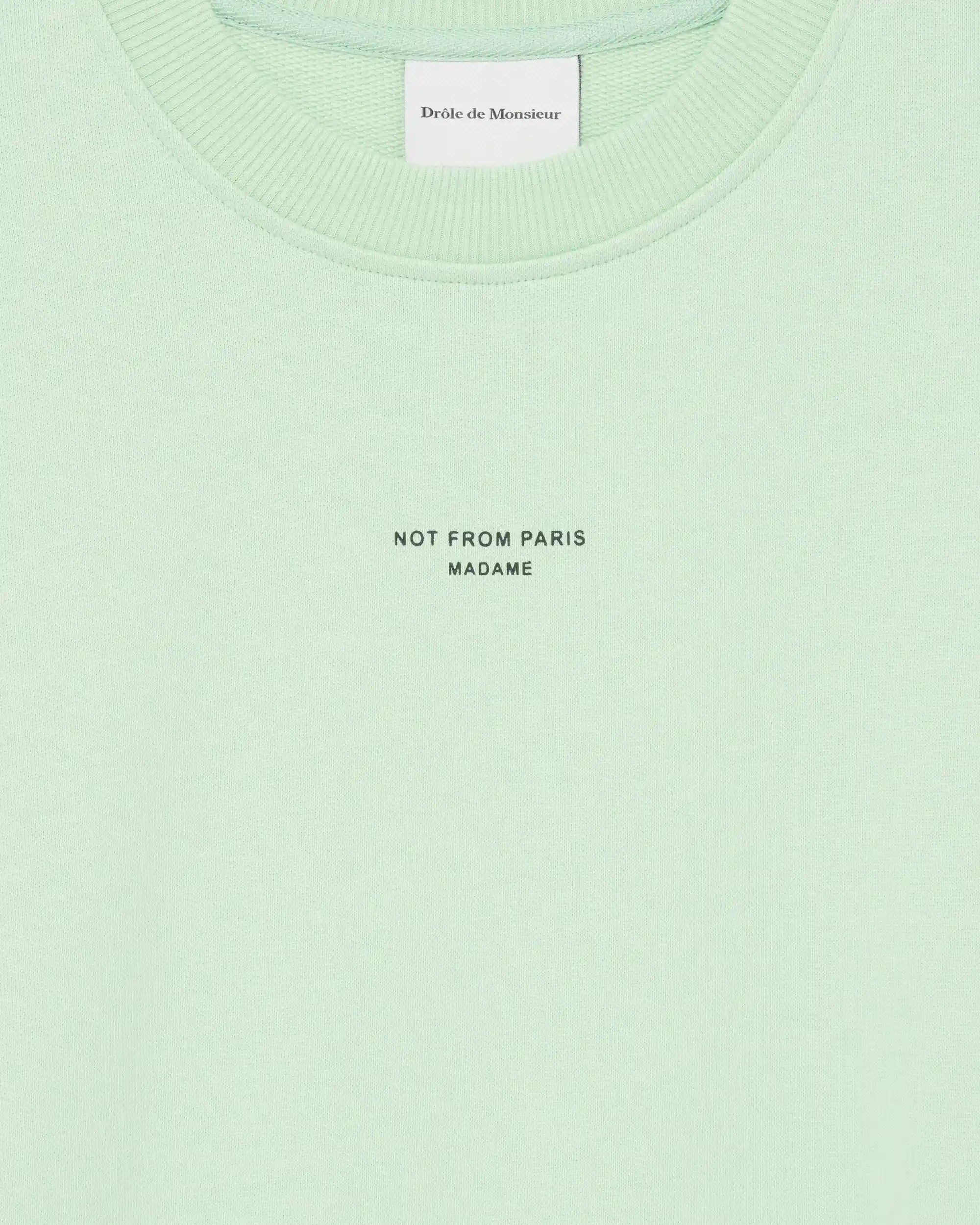 Drôle De Monsieur Le Sweatshirt Slogan Classique