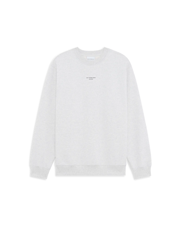 drôle de monsieur Le Sweatshirt Slogan Classique