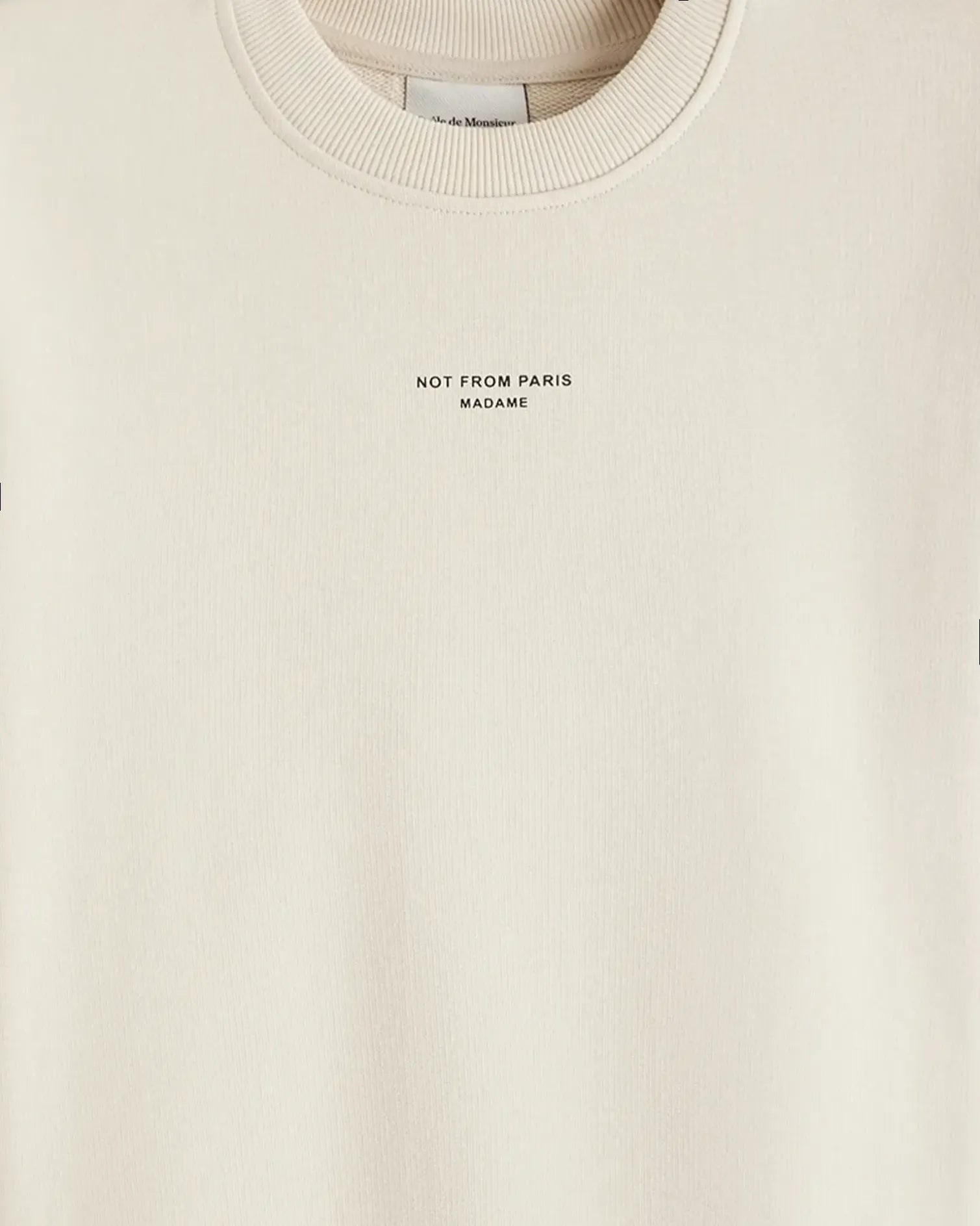 Drôle De Monsieur Le Sweatshirt Slogan Classique