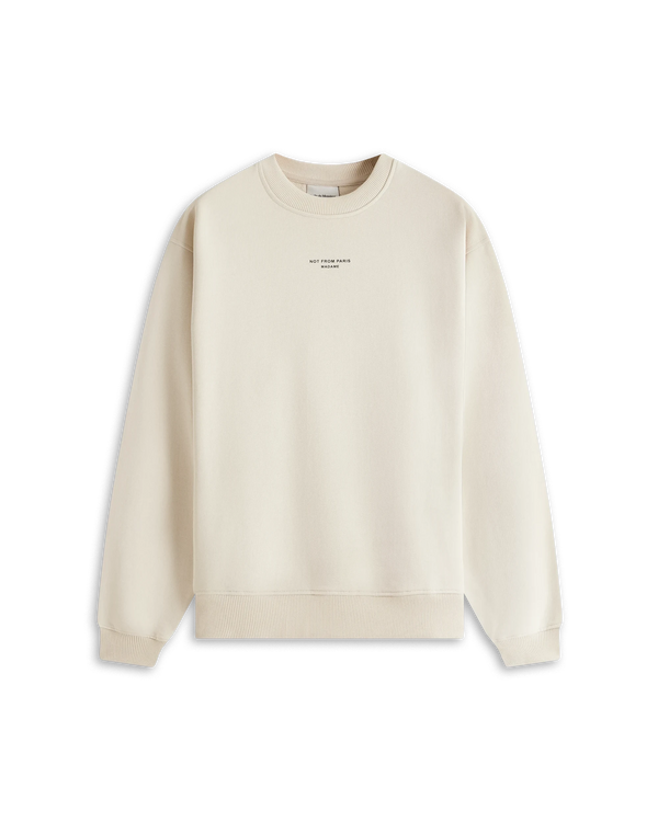 drôle de monsieur Le Sweatshirt Slogan Classique