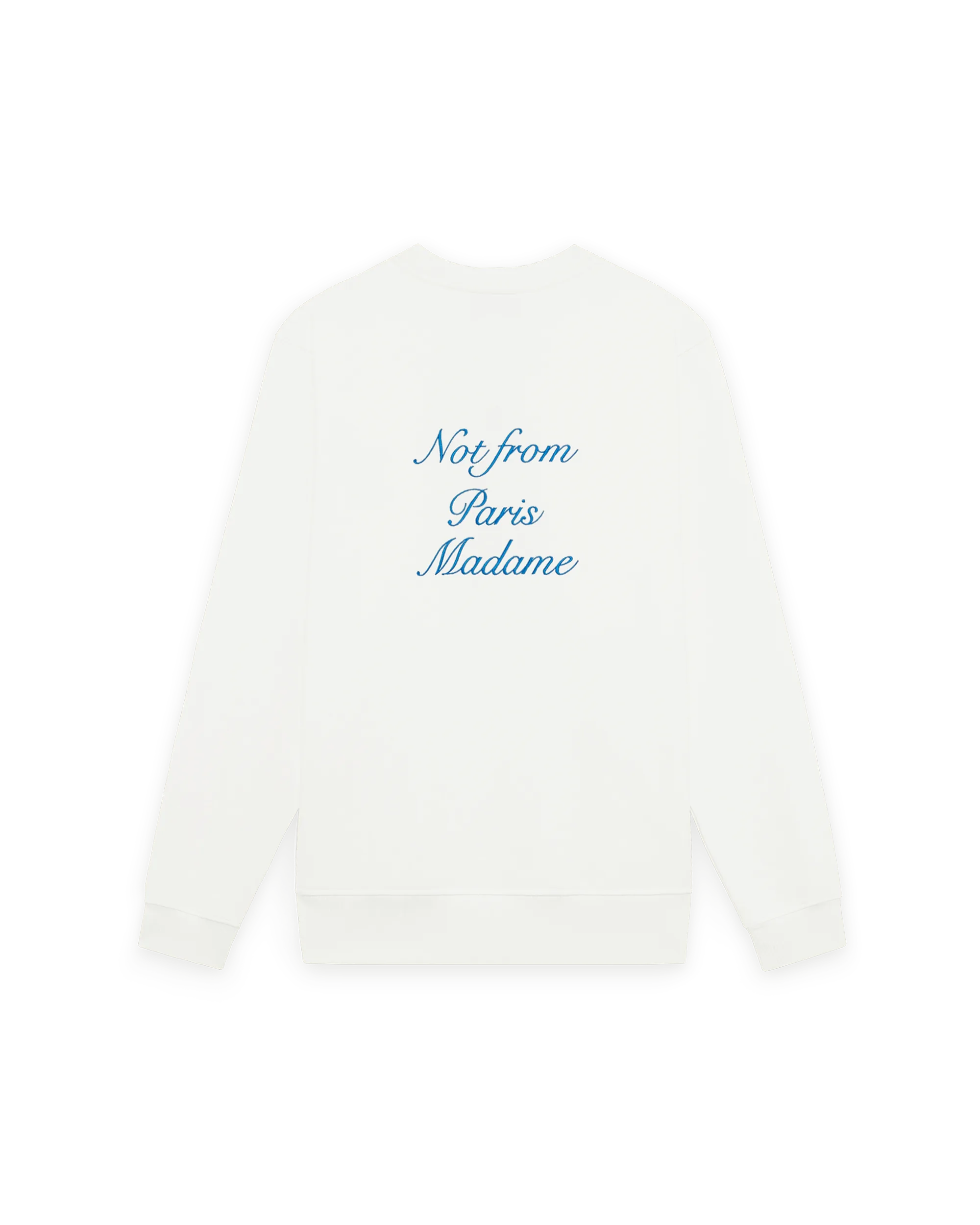 Drôle De Monsieur Le Sweatshirt Slogan Cursive