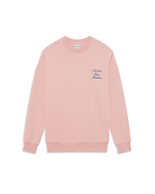 Drôle De Monsieur Le Sweatshirt Slogan Cursive