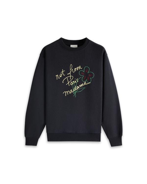 drôle de monsieur Le Sweatshirt Slogan Esquisse
