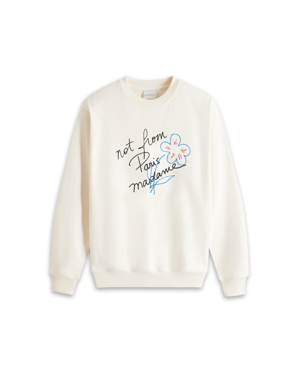 drôle de monsieur Le Sweatshirt Slogan Esquisse