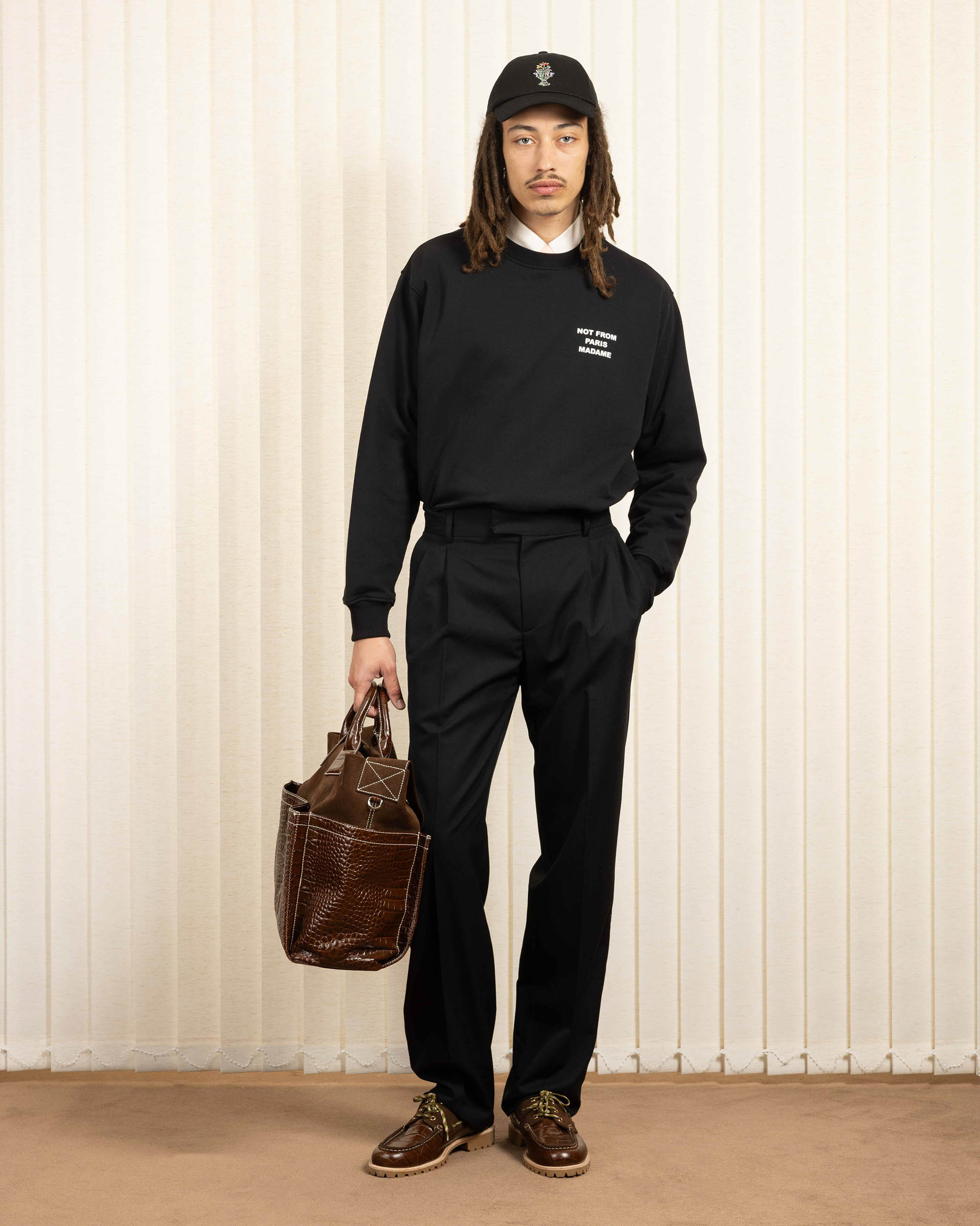 Drôle De Monsieur Le Sweatshirt Slogan