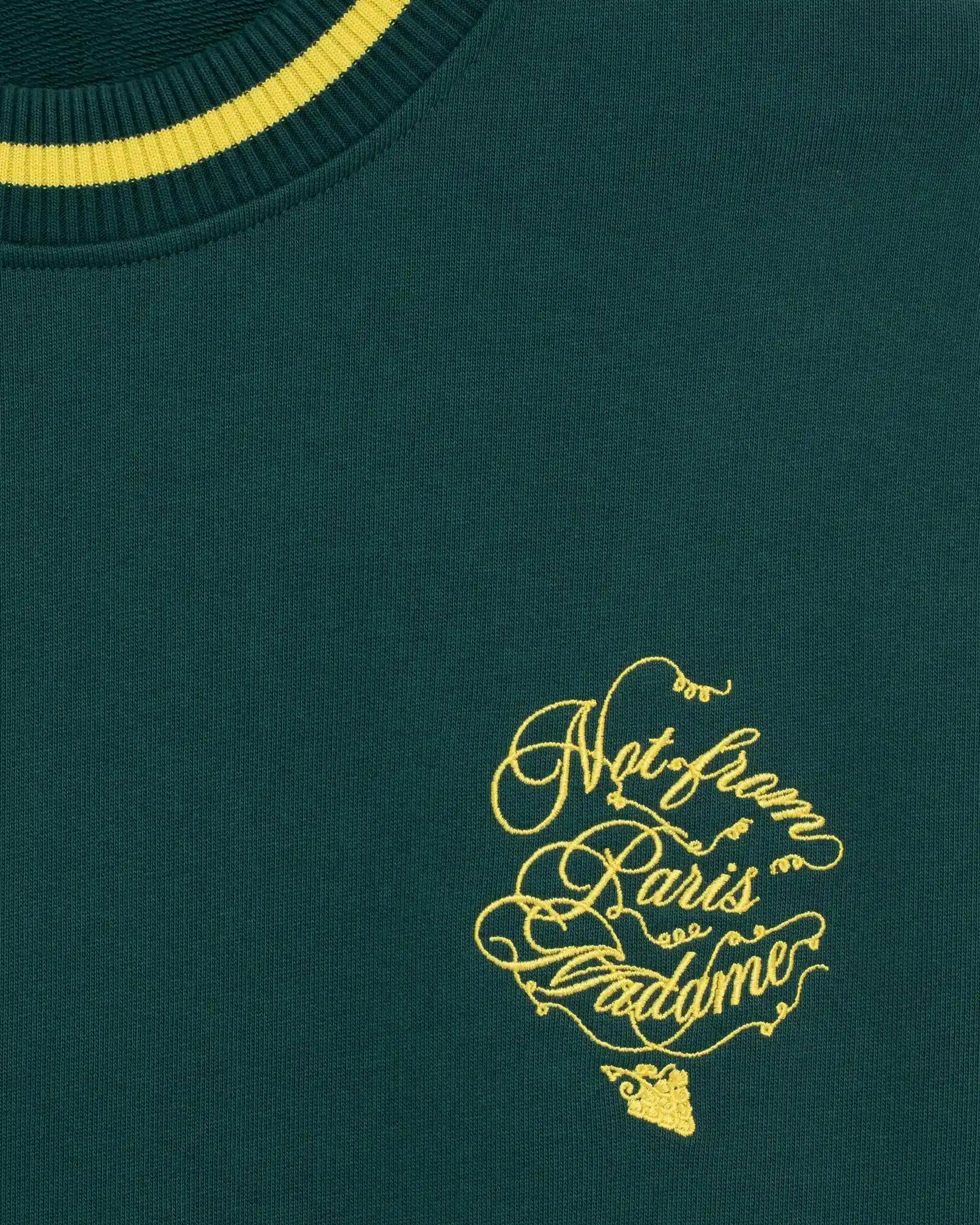 Drôle De Monsieur Le Sweatshirt Slogan Vignes