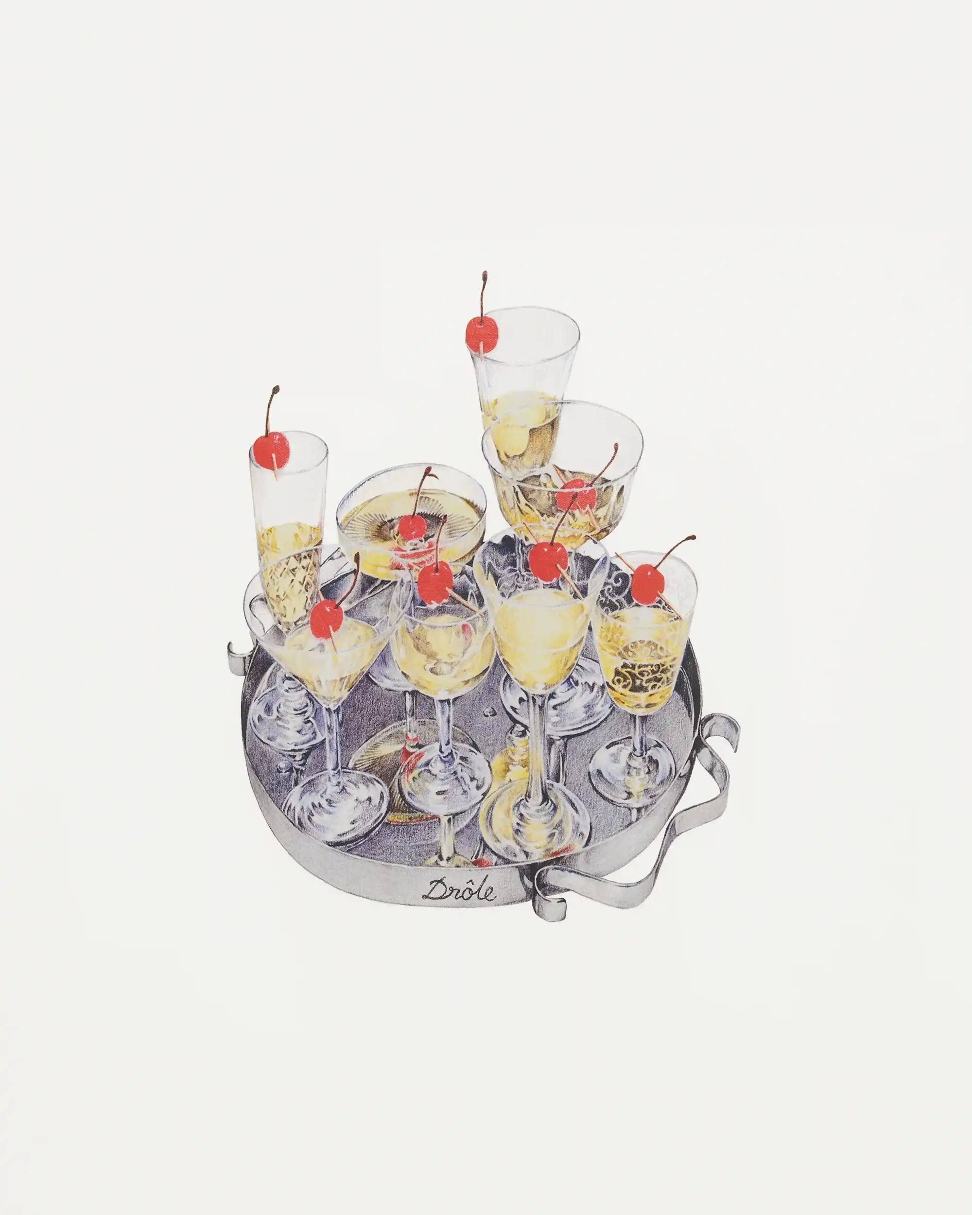 Drôle De Monsieur Le T-Shirt Cocktails