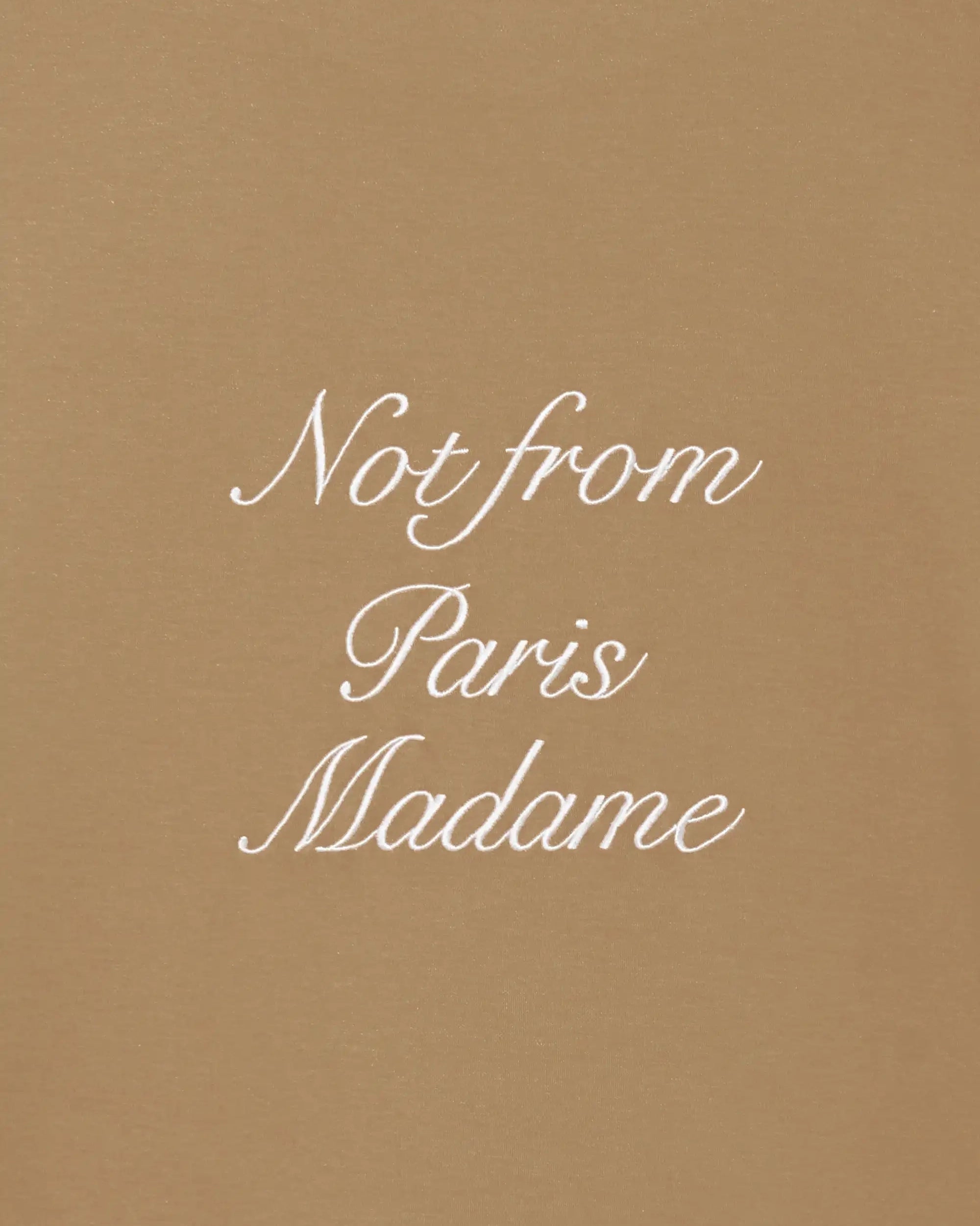 Drôle De Monsieur Le T-Shirt Slogan Calligraphie