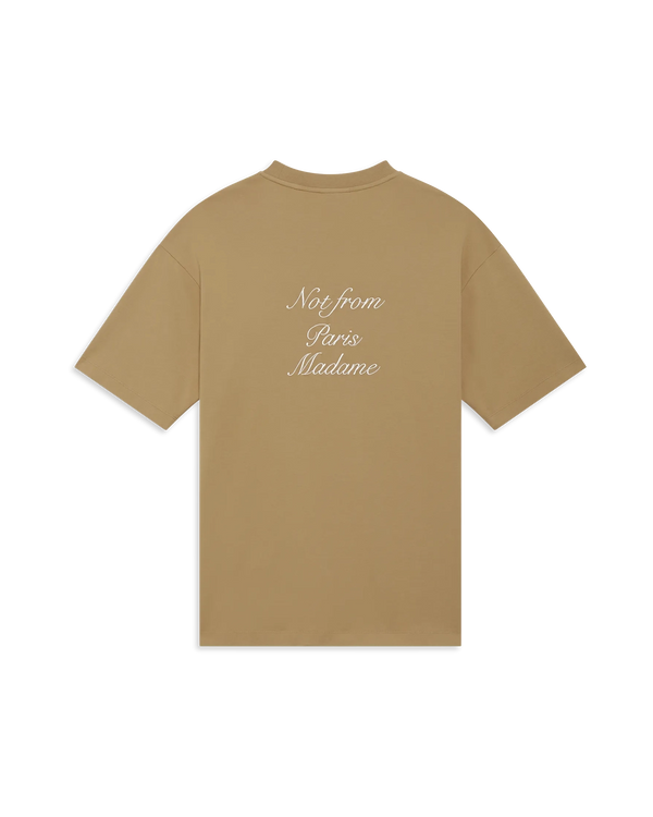 drôle de monsieur Le T-Shirt Slogan Calligraphie