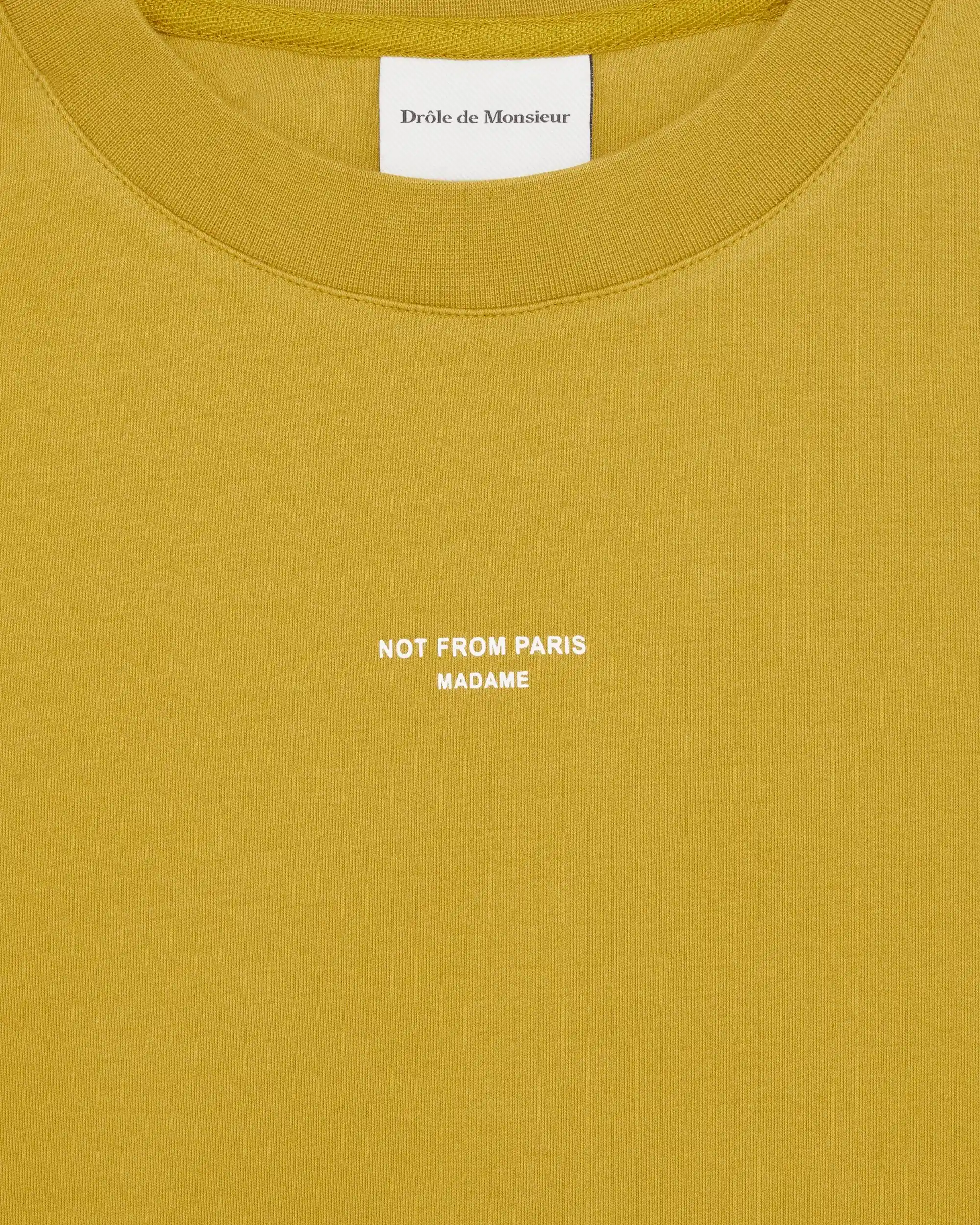 Drôle De Monsieur Le T-Shirt Slogan Classique