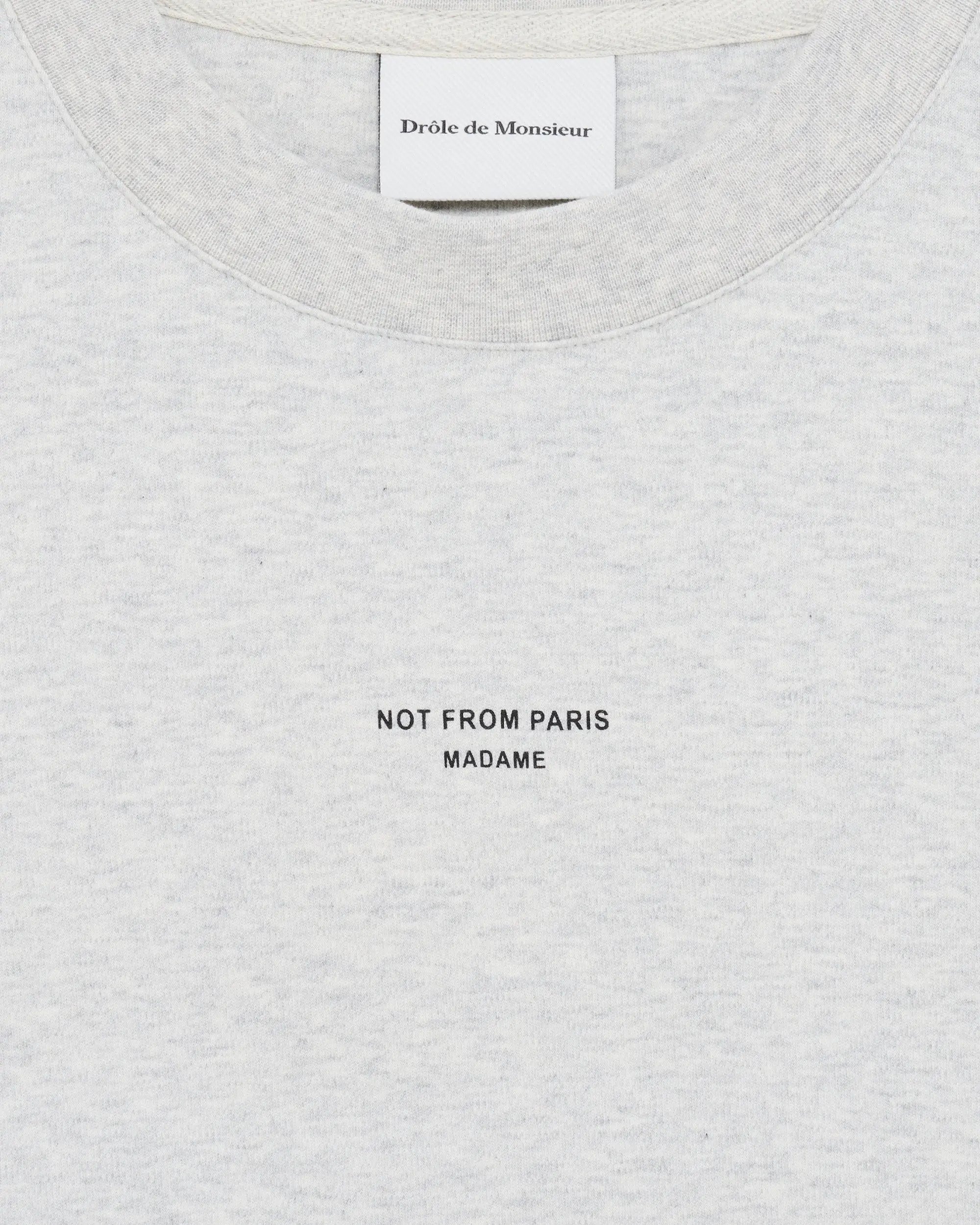 Drôle De Monsieur Le T-Shirt Slogan Classique