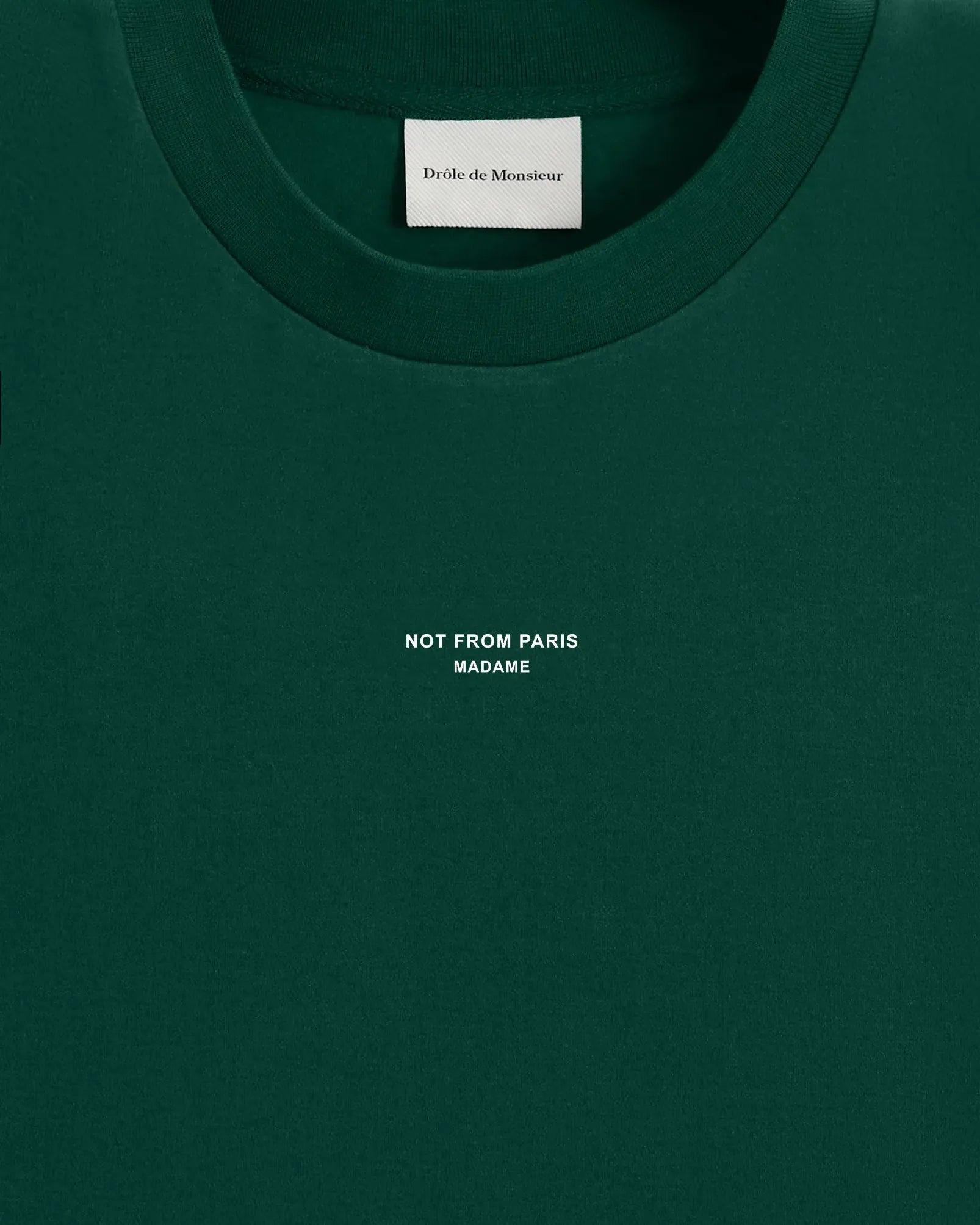 Drôle De Monsieur Le T-Shirt Slogan Classique