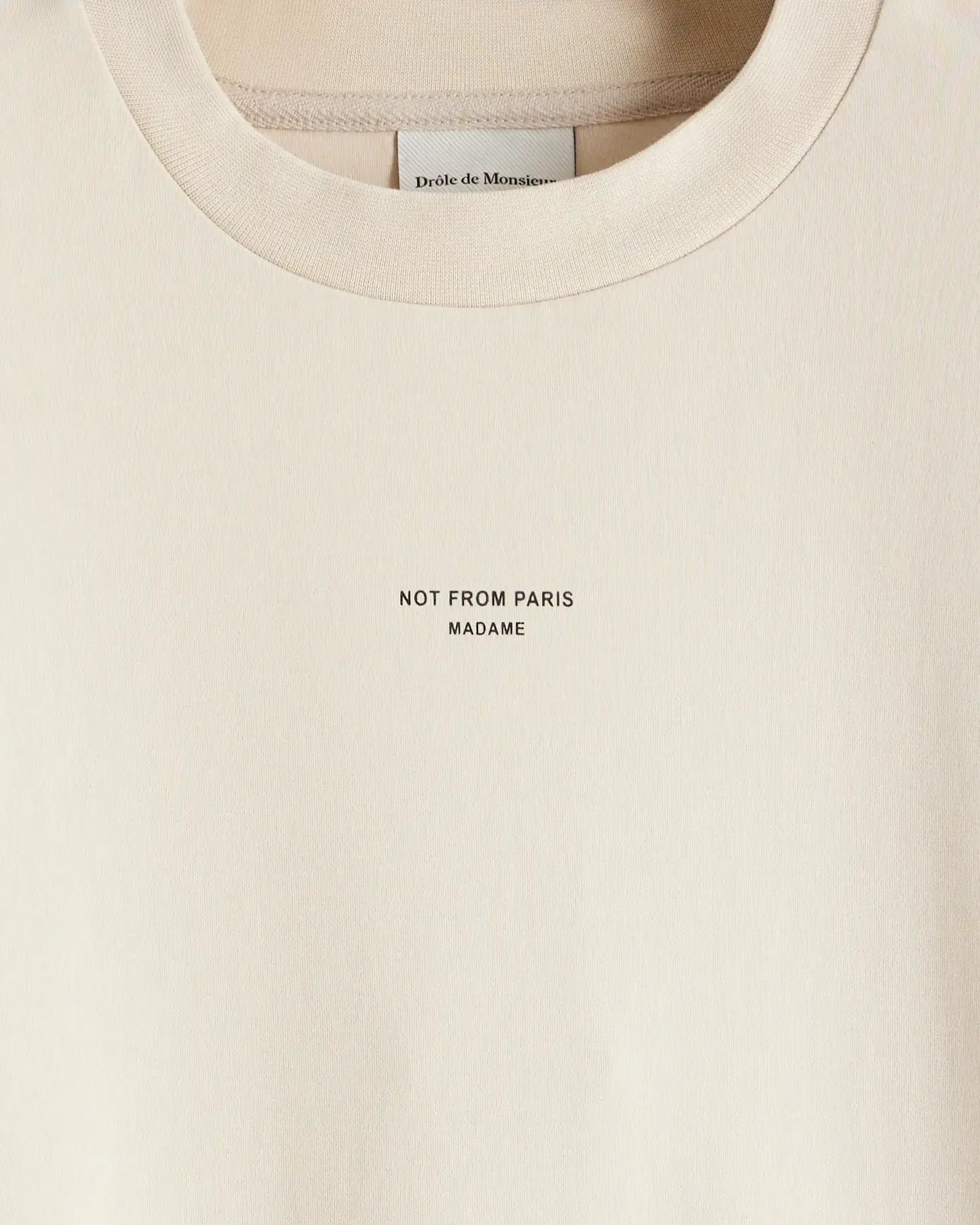 Drôle De Monsieur Le T-Shirt Slogan Classique