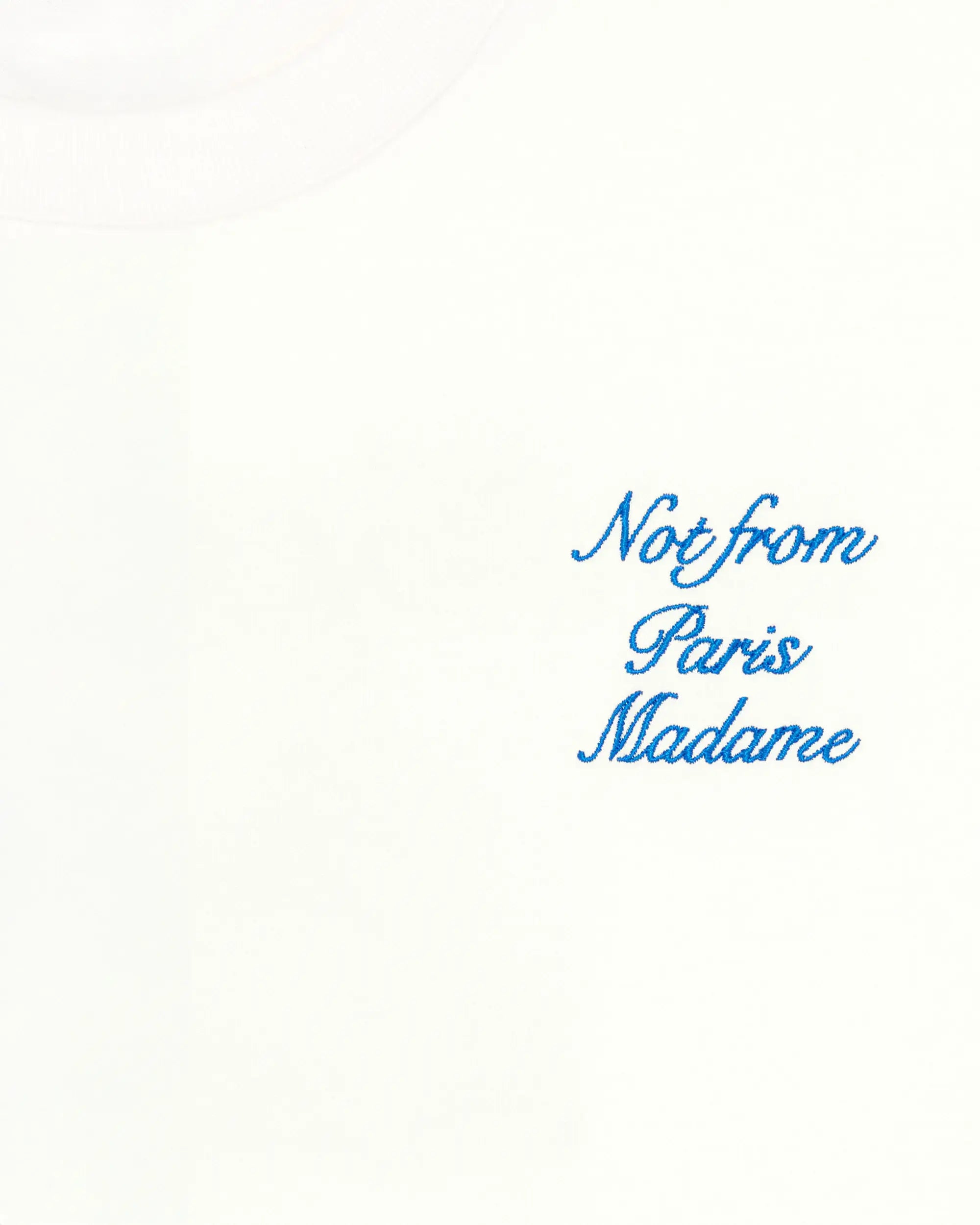 Drôle De Monsieur Le T-Shirt Slogan Cursive