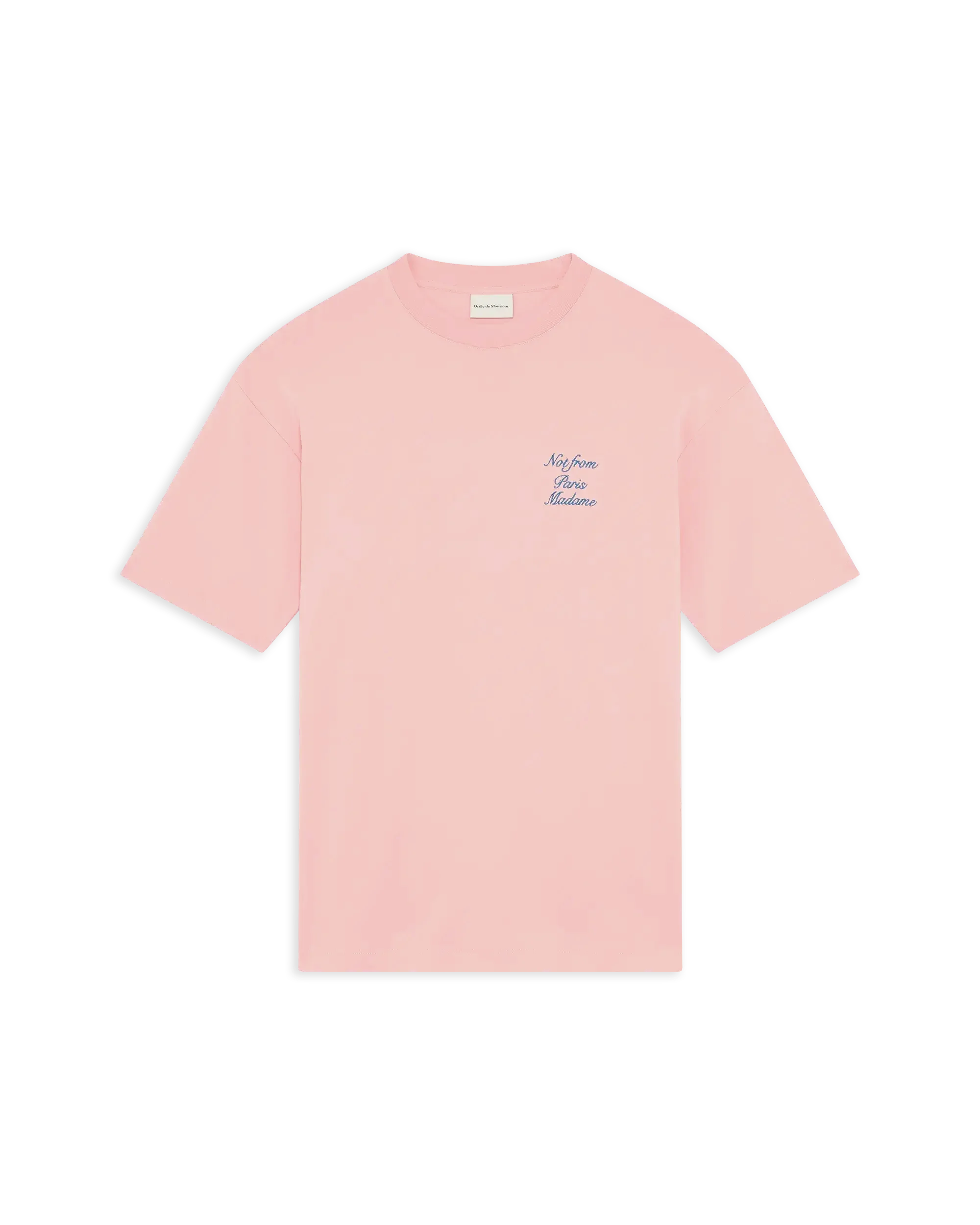 Drôle De Monsieur Le T-Shirt Slogan Cursive