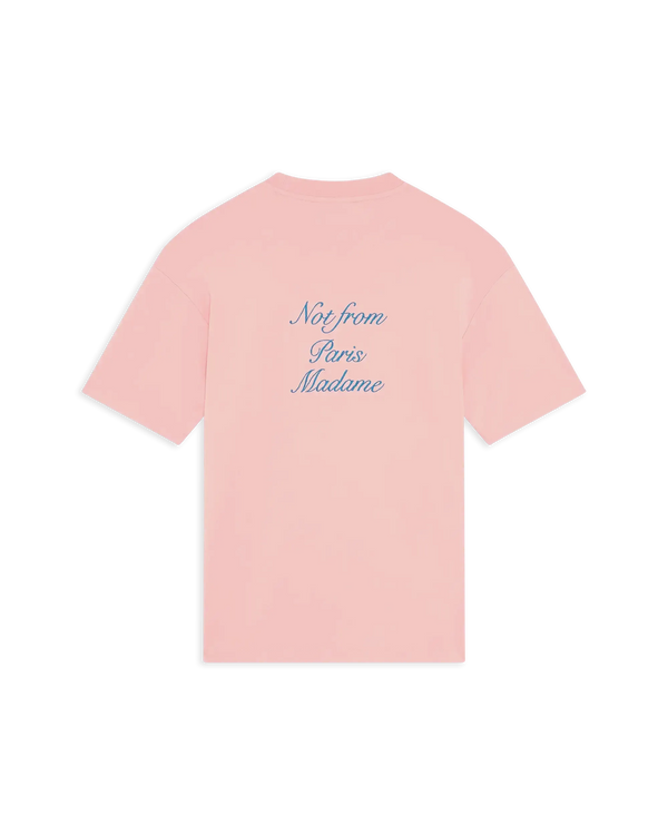 Drôle De Monsieur Le T-Shirt Slogan Cursive