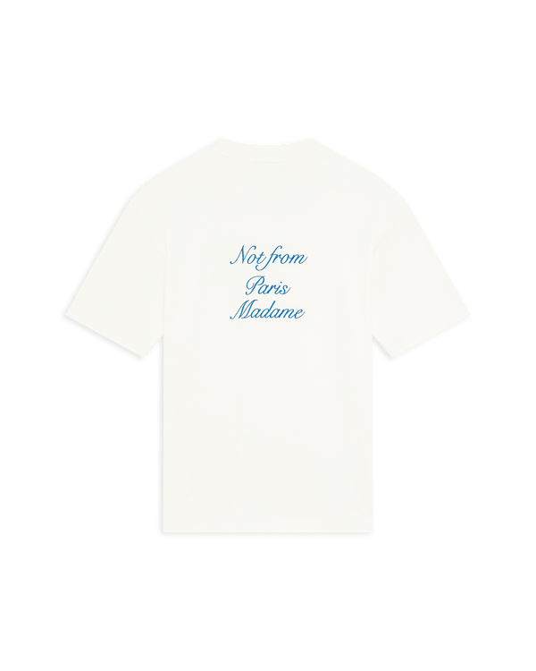 drôle de monsieur Le T-Shirt Slogan Cursive