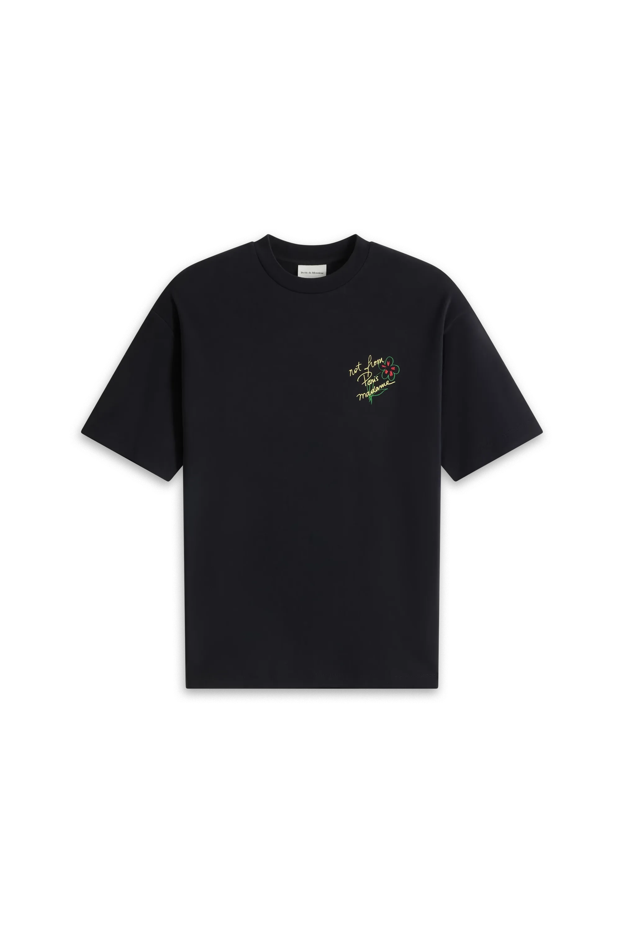 Drôle De Monsieur Le T-Shirt Slogan Esquisse