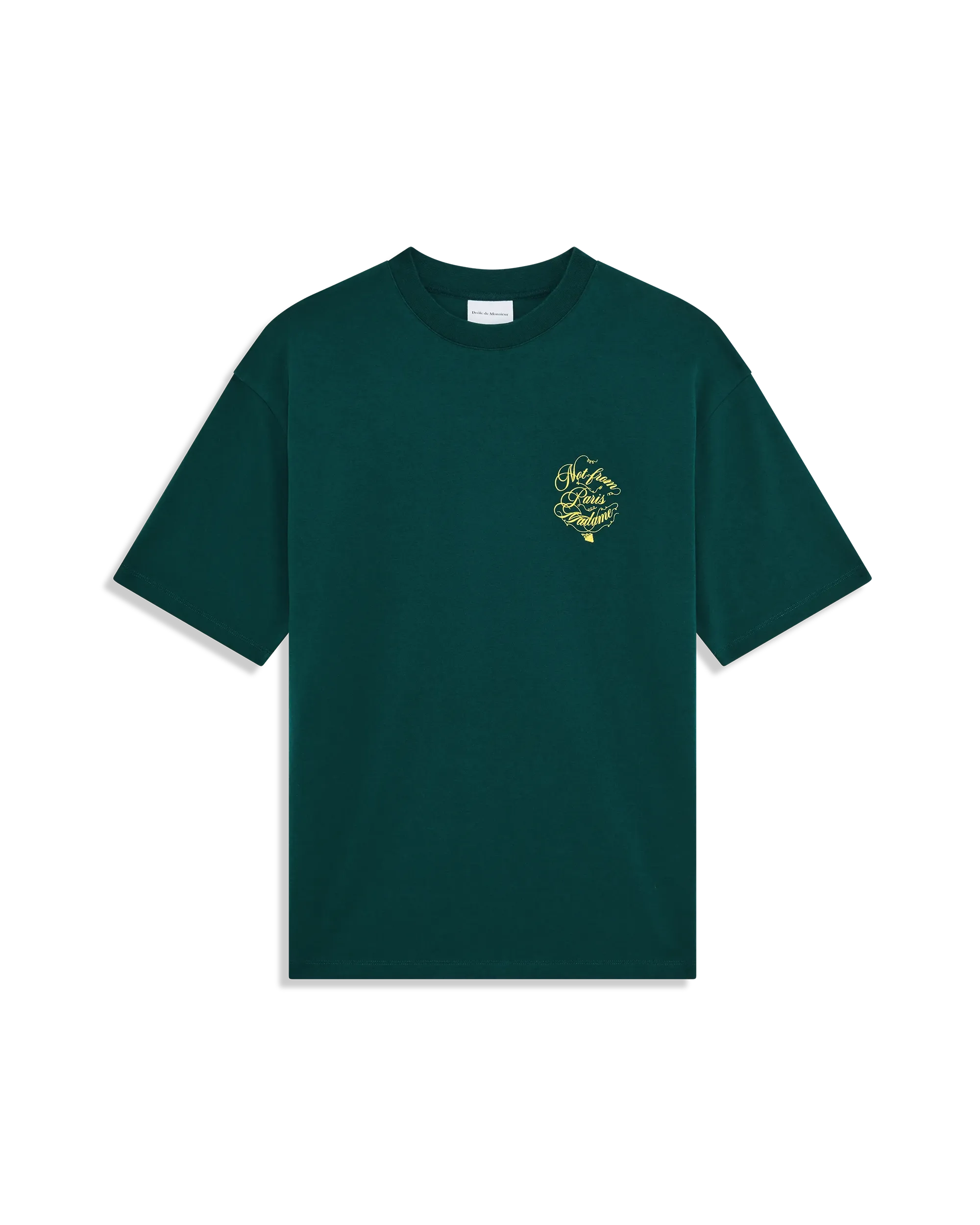Drôle De Monsieur Le T-Shirt Slogan Vignes