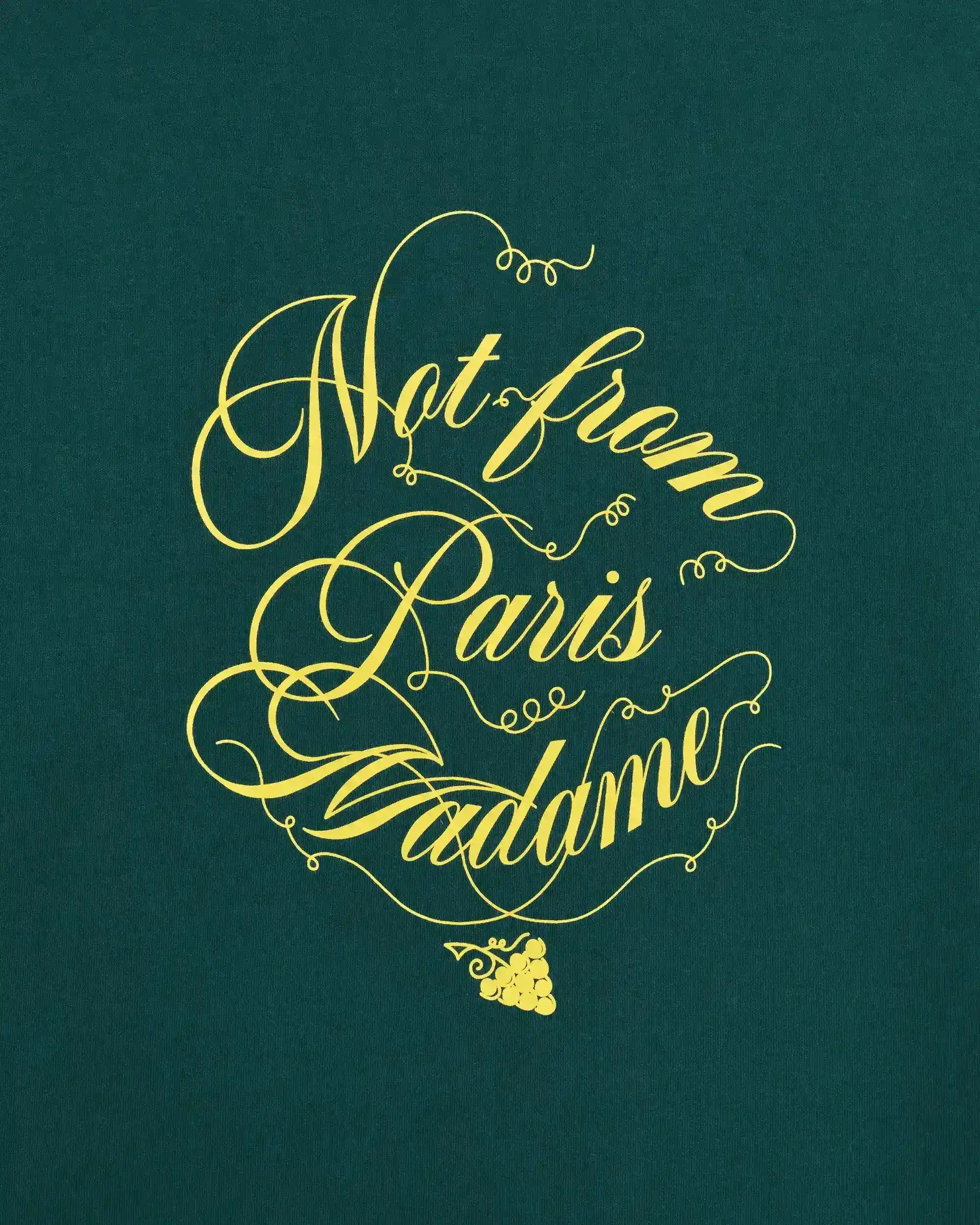 Drôle De Monsieur Le T-Shirt Slogan Vignes