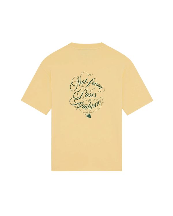 drôle de monsieur Le T-Shirt Slogan Vignes