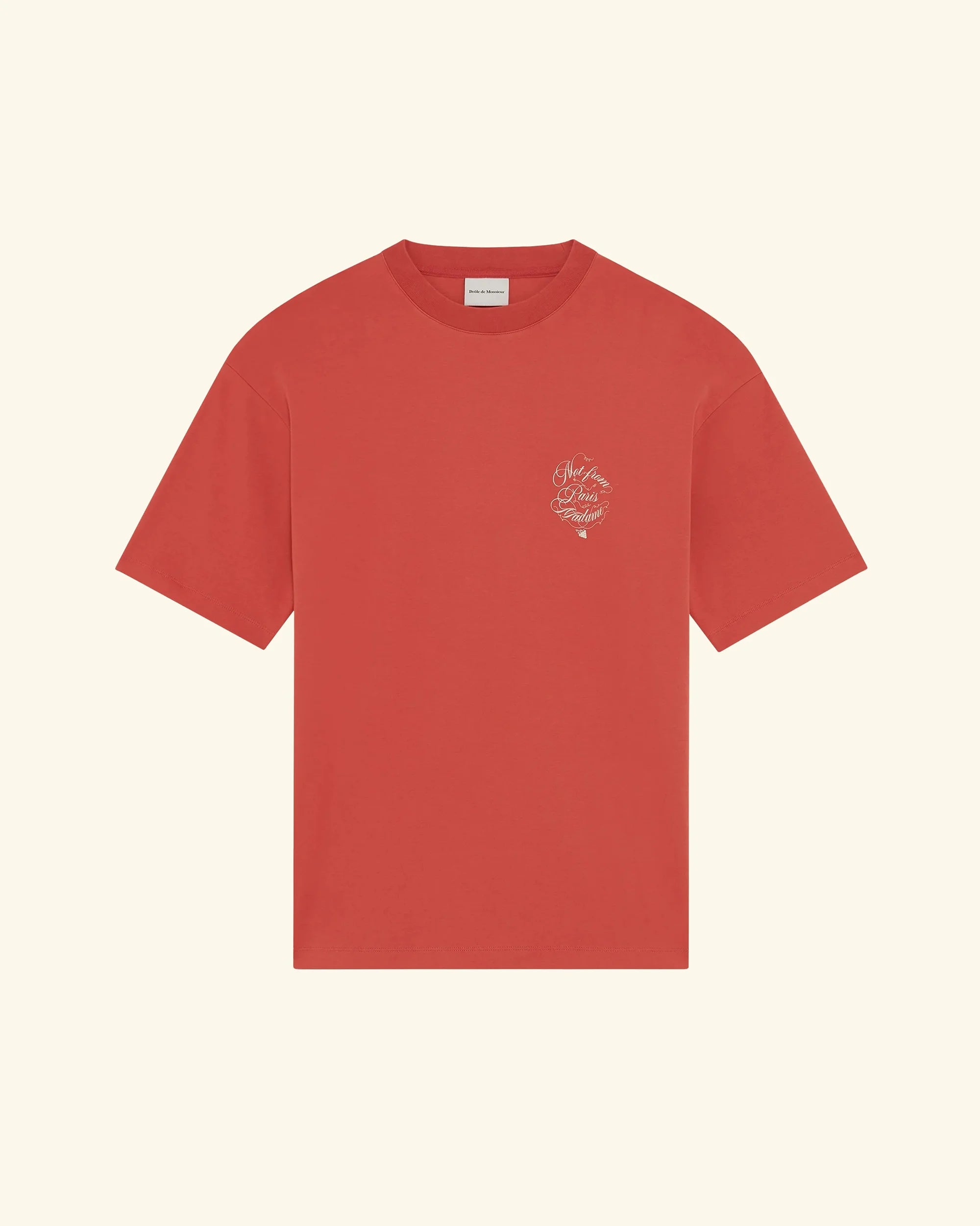 Drôle De Monsieur Le T-Shirt Slogan Vignes