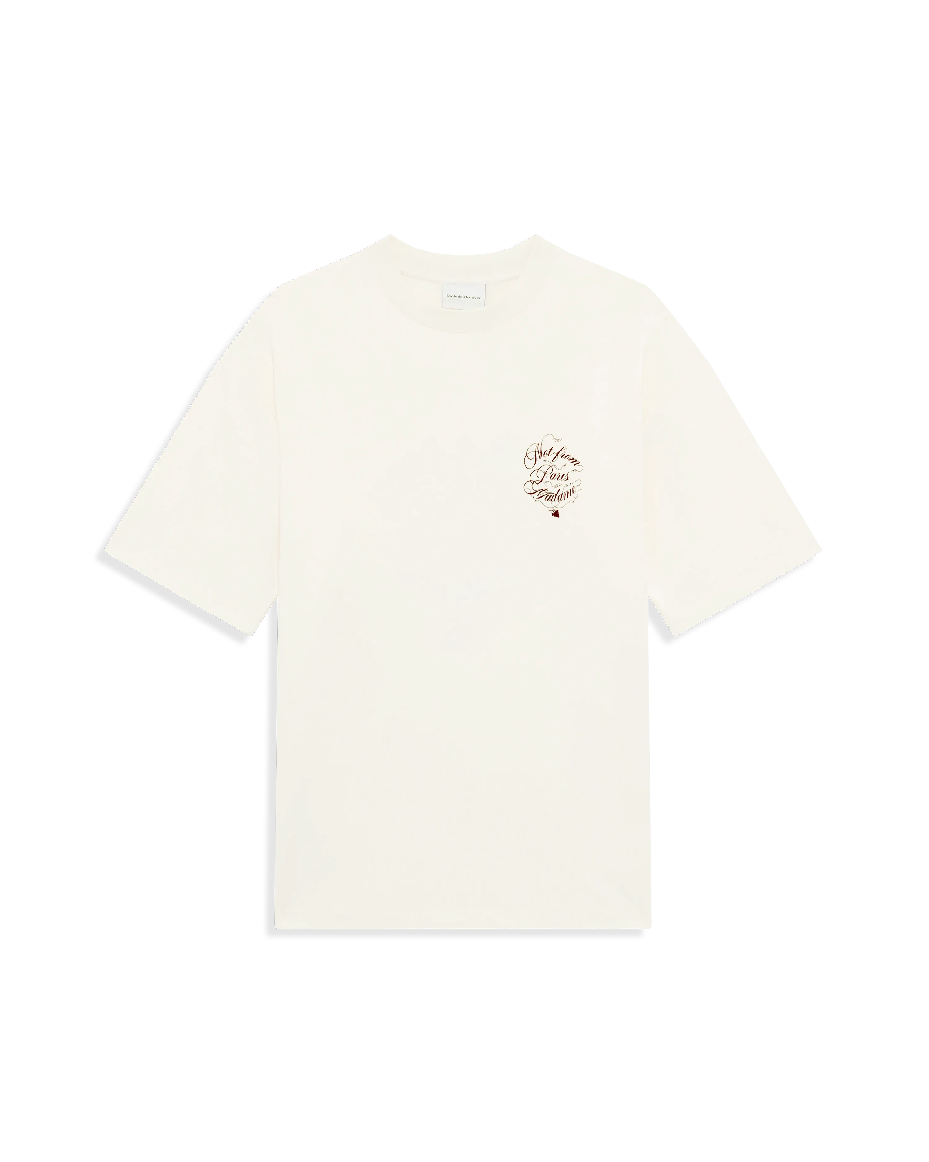 Drôle De Monsieur Le T-Shirt Slogan Vignes