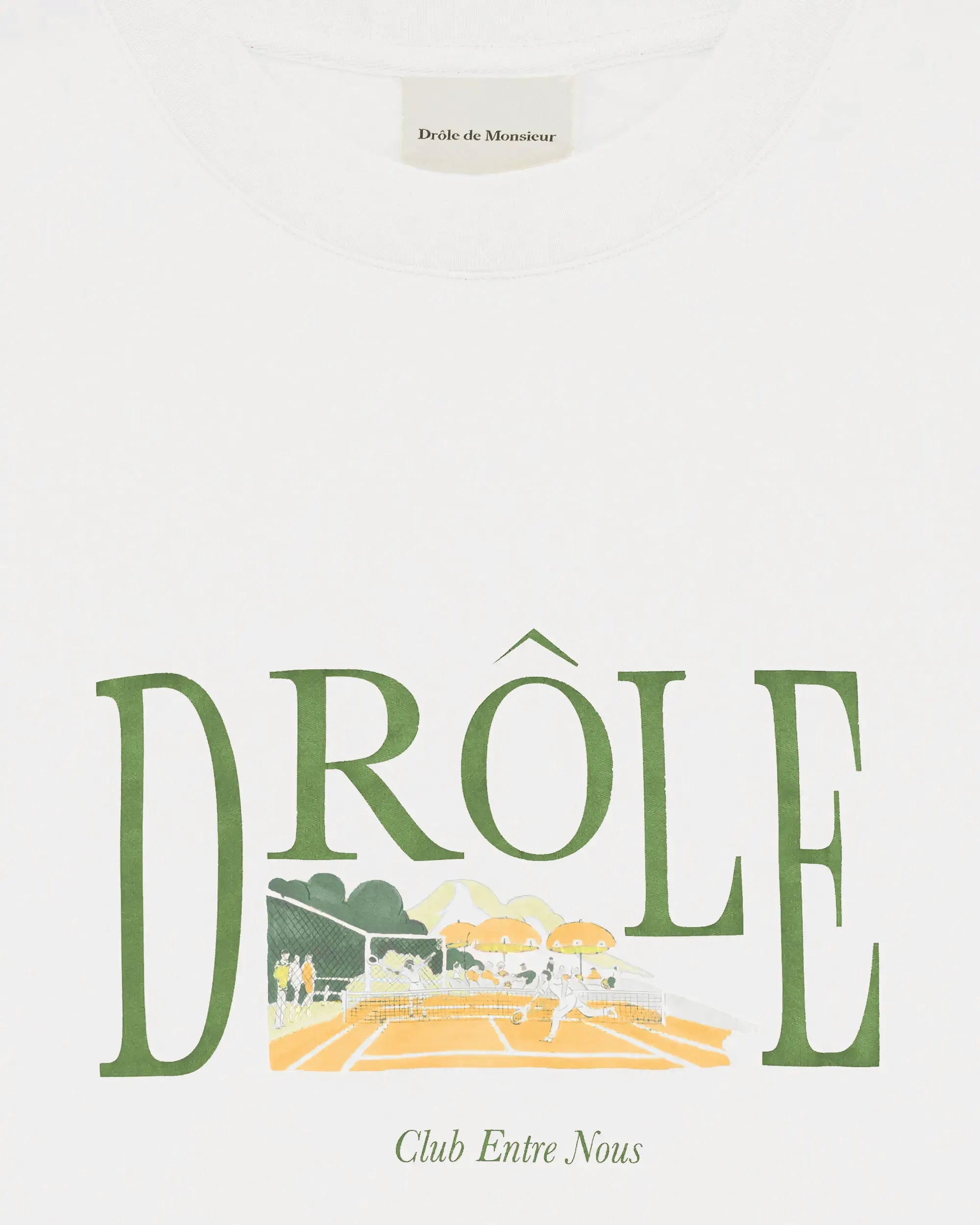 Drôle De Monsieur Le T-Shirt Tennis Court