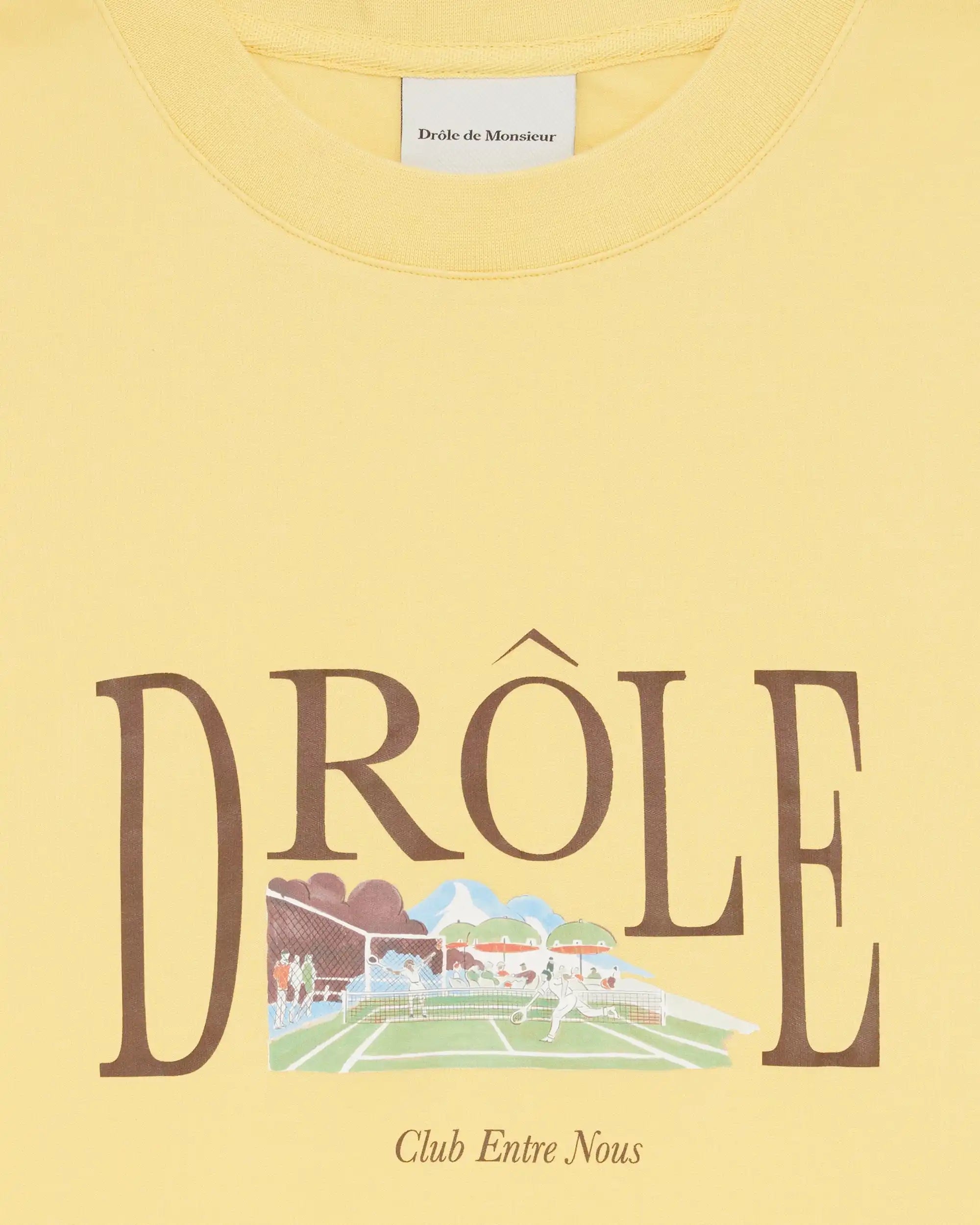Drôle De Monsieur Le T-Shirt Tennis Court