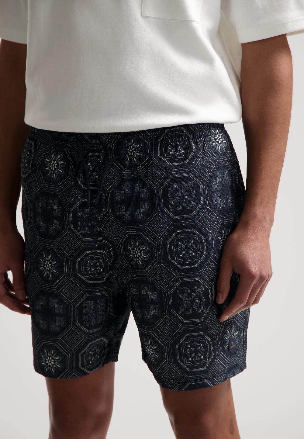 Dstrezzed Case Swimshorts Octagon Dk. Navy